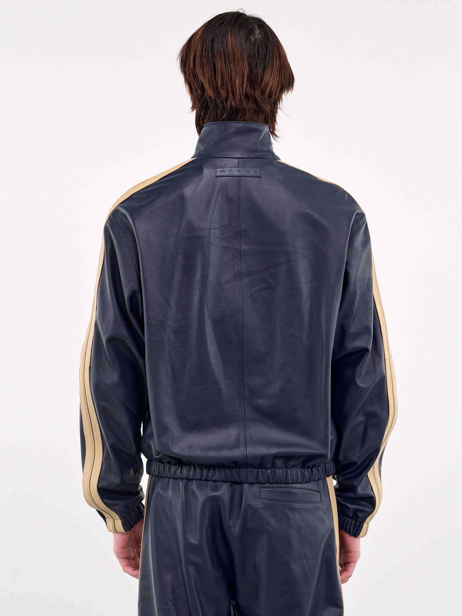 Sheep Leather Jacket (JUMY0026Q6-ULA736-NAVY-BLUE)