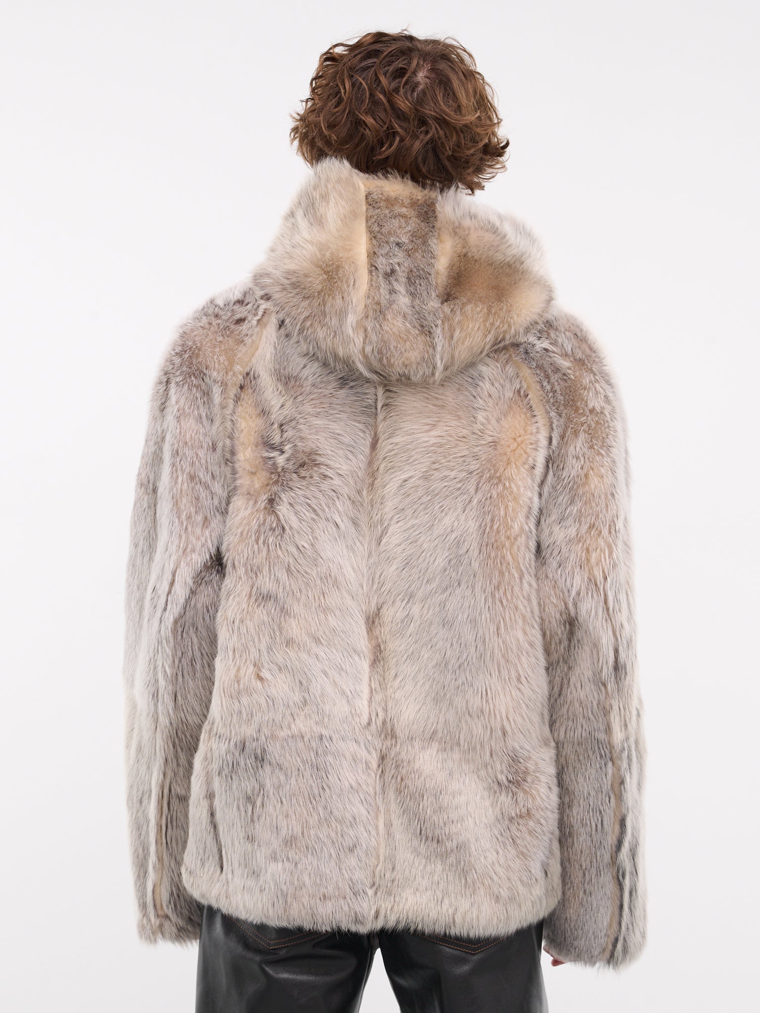 Faux fur jacket zip up hotsell