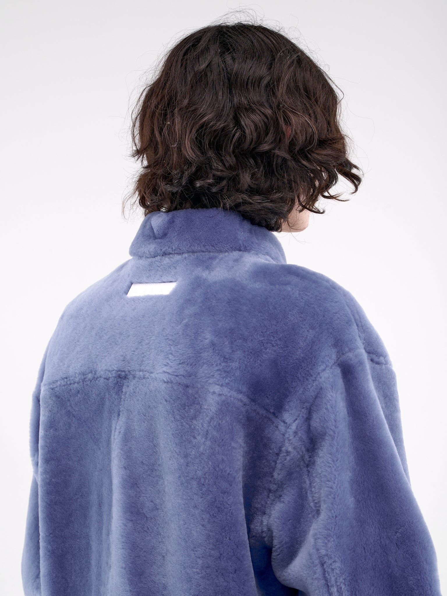 Shaved Shearling Jacket (JUMY0080A1-ULM121-BLUE-LILAC)