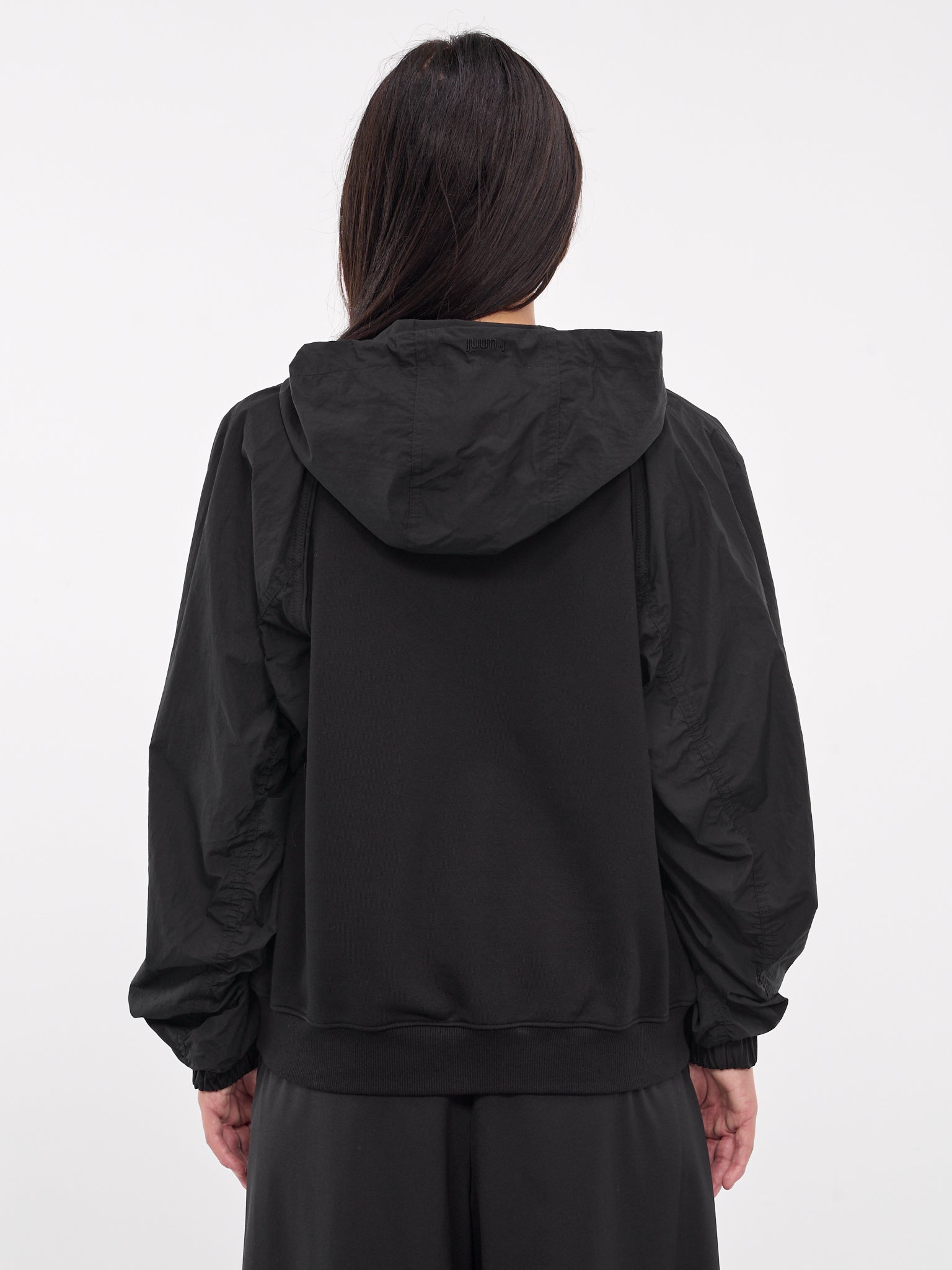 High-Neck Hoodie (JW4841W03-BLACK)