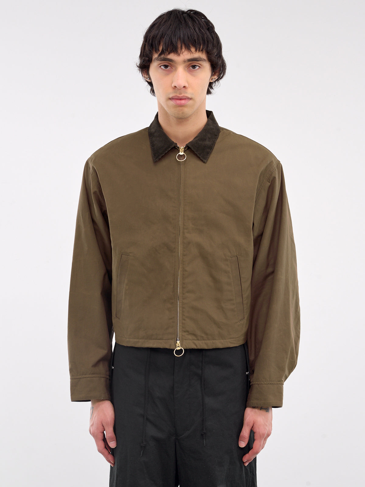 Oil Coated Drizzler Jacket (K2409LJ026-KHAKI)