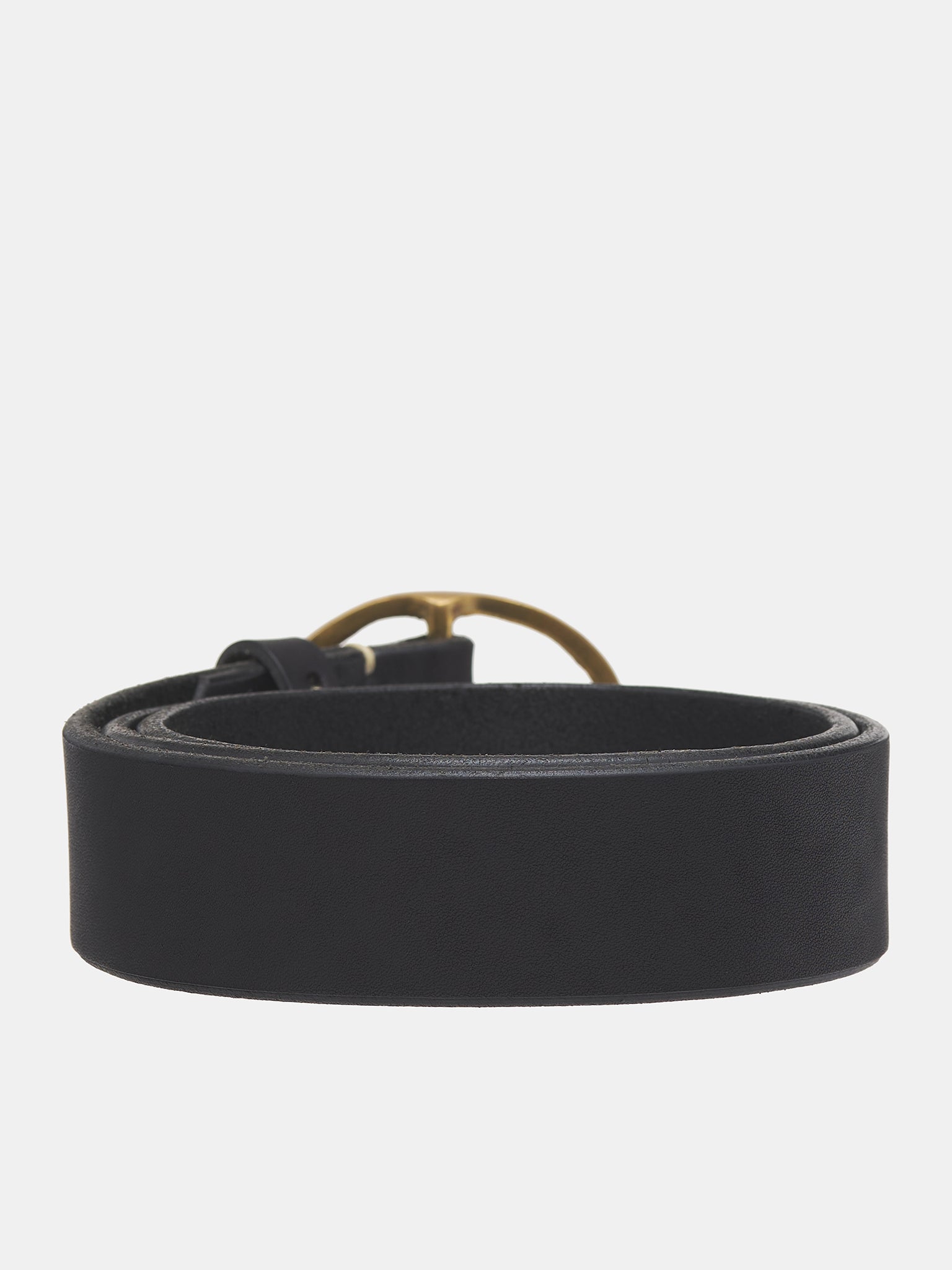 Pecos Oil Leather Belt (K2409XG507-BLACK)