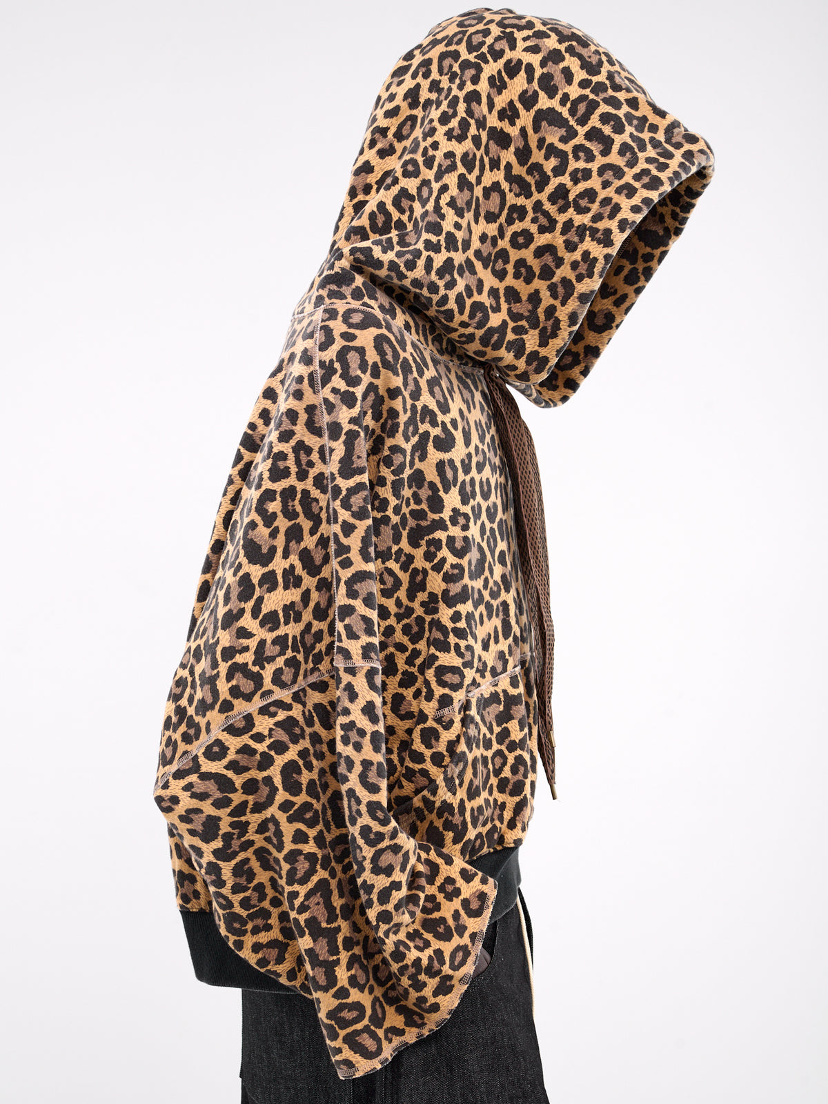 Leopard Devil Hoodie (K2410LC074-BROWN)