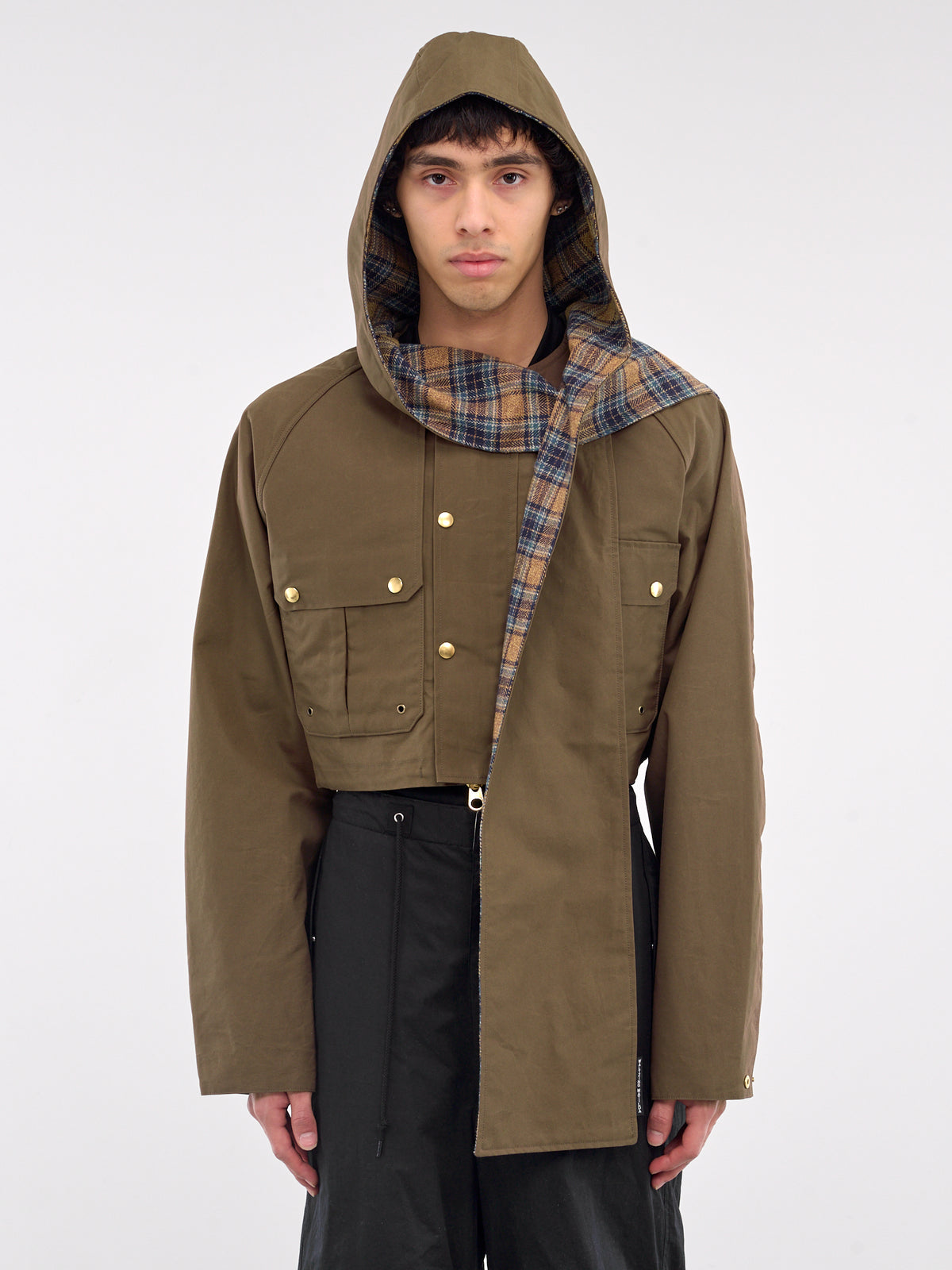 Oil Coated Rabbit Gale Parka (K2410LJ085-KHAKI)