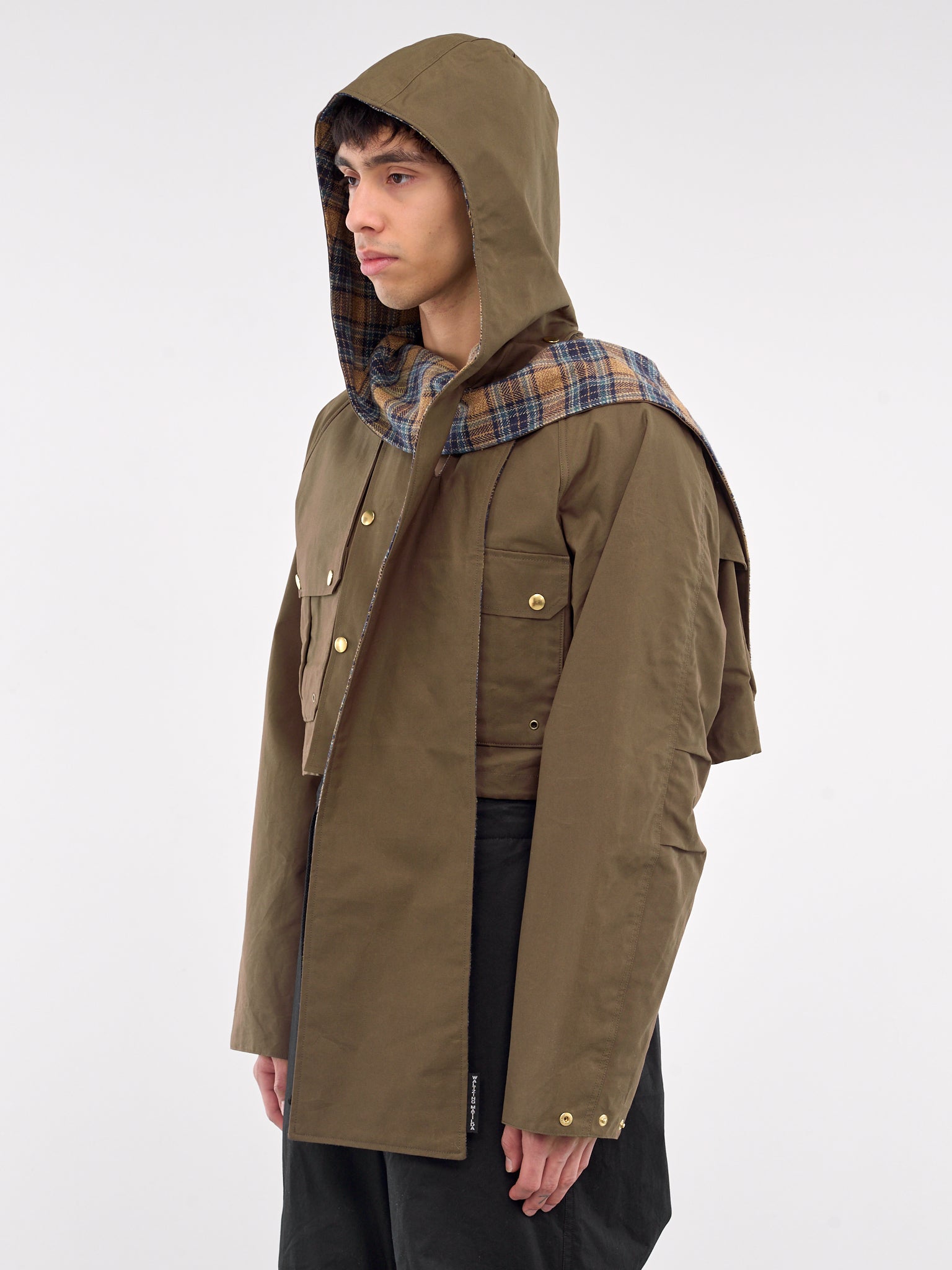 Oil Coated Rabbit Gale Parka (K2410LJ085-KHAKI)