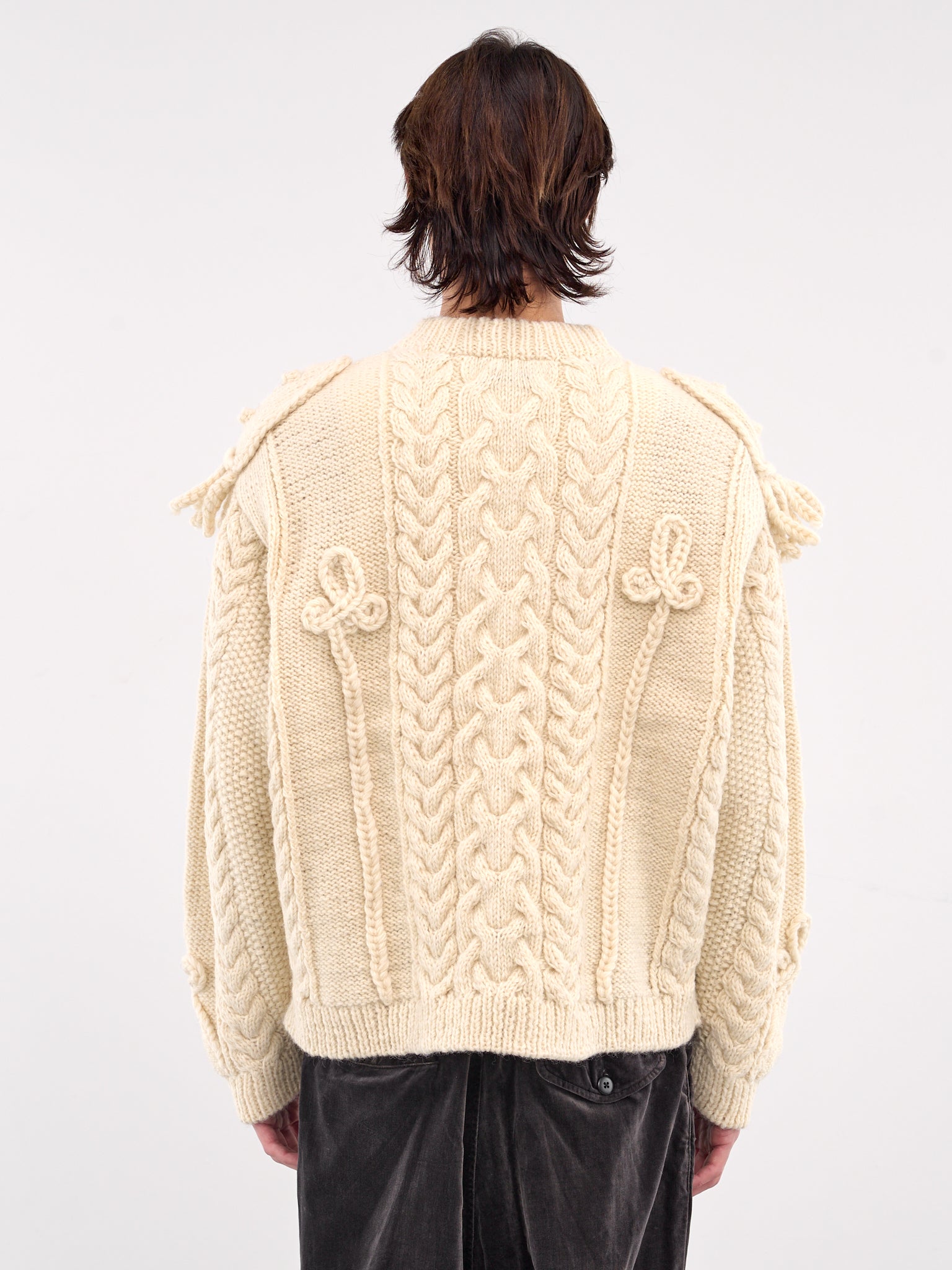 Napoleon Hand Knit Sweater (K2411KN138-ECRU)