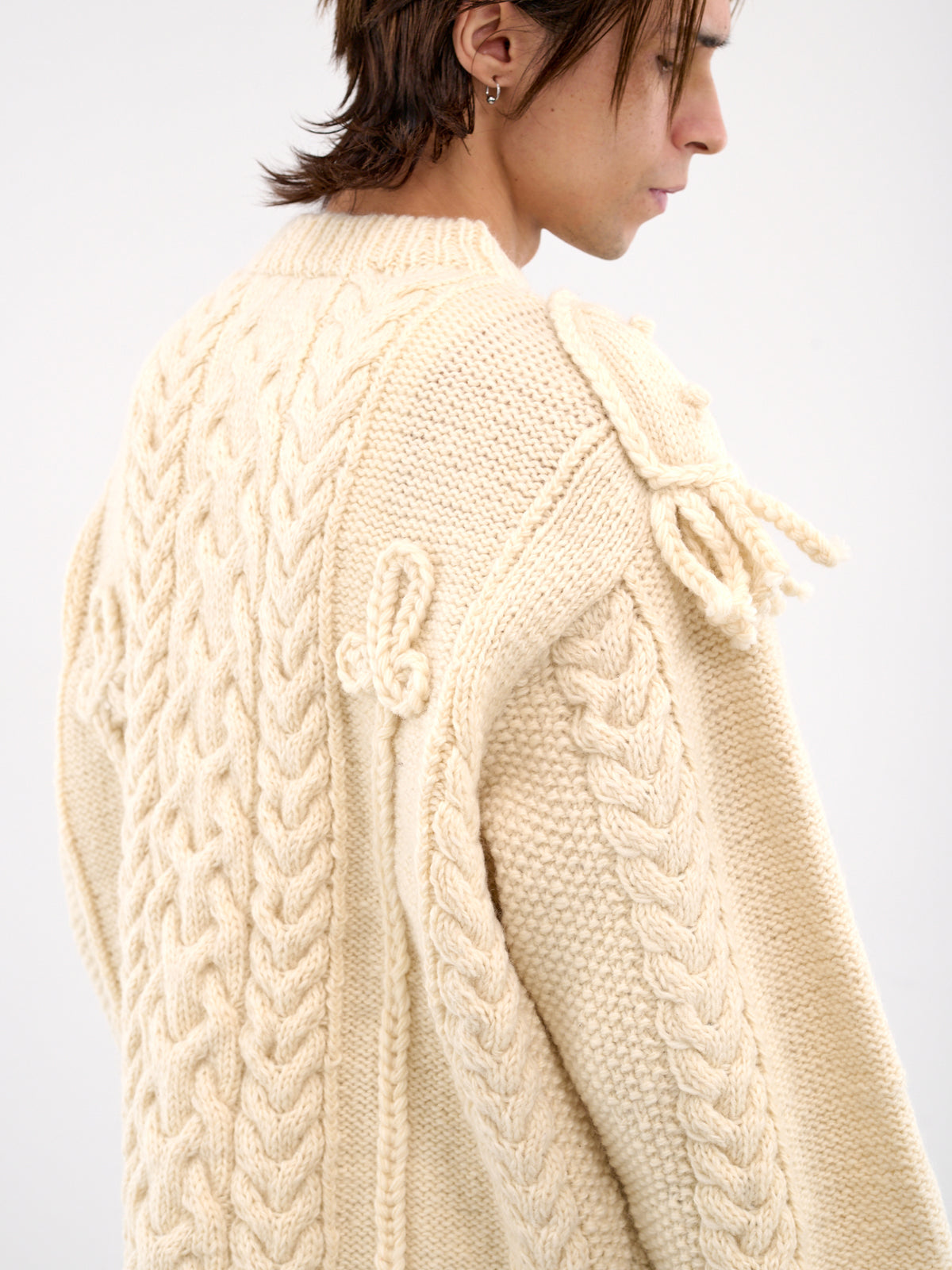 Napoleon Hand Knit Sweater (K2411KN138-ECRU)