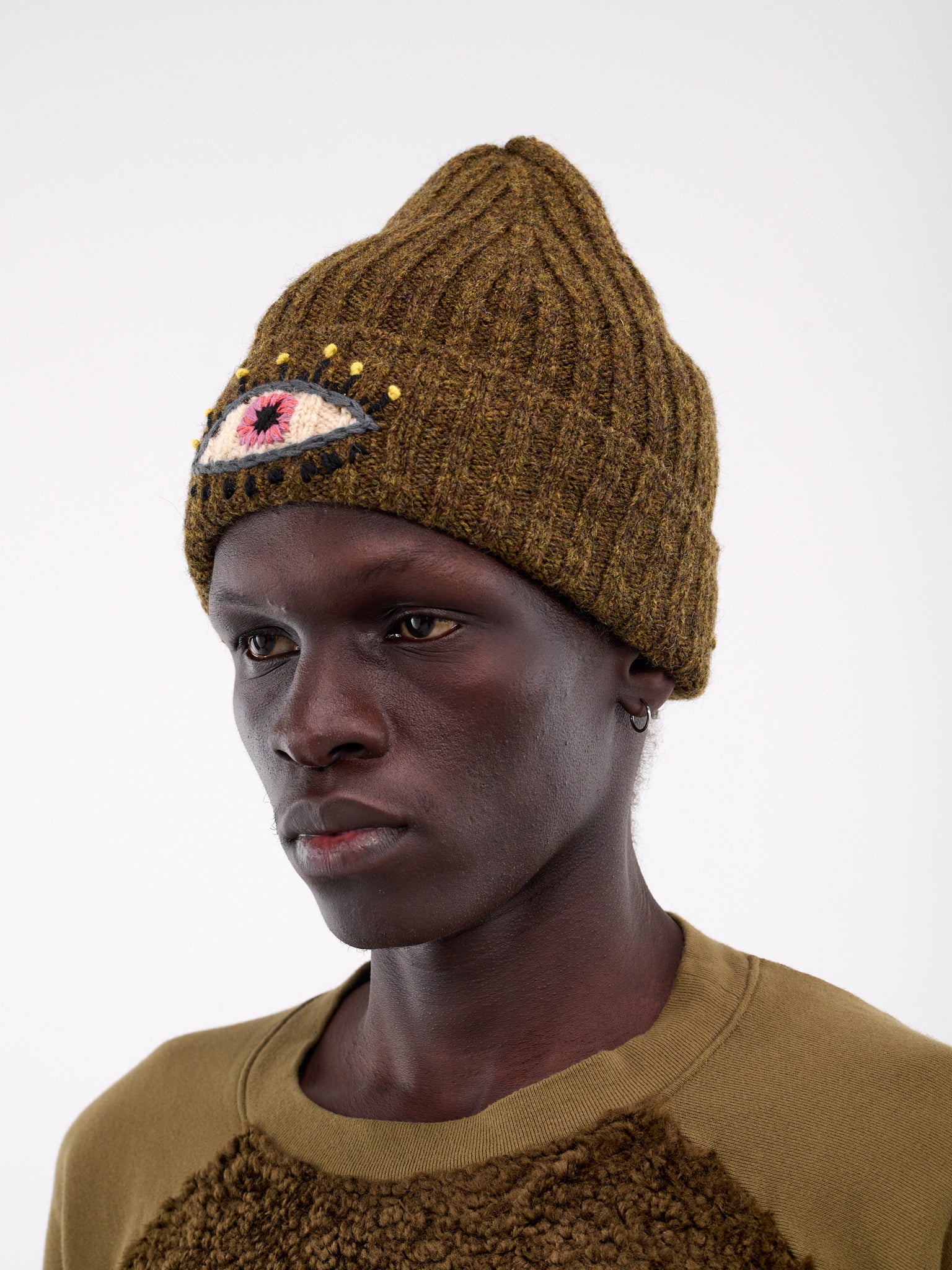 Speakeasy Wool Knit Beanie (K2411XH555-KHAKI)