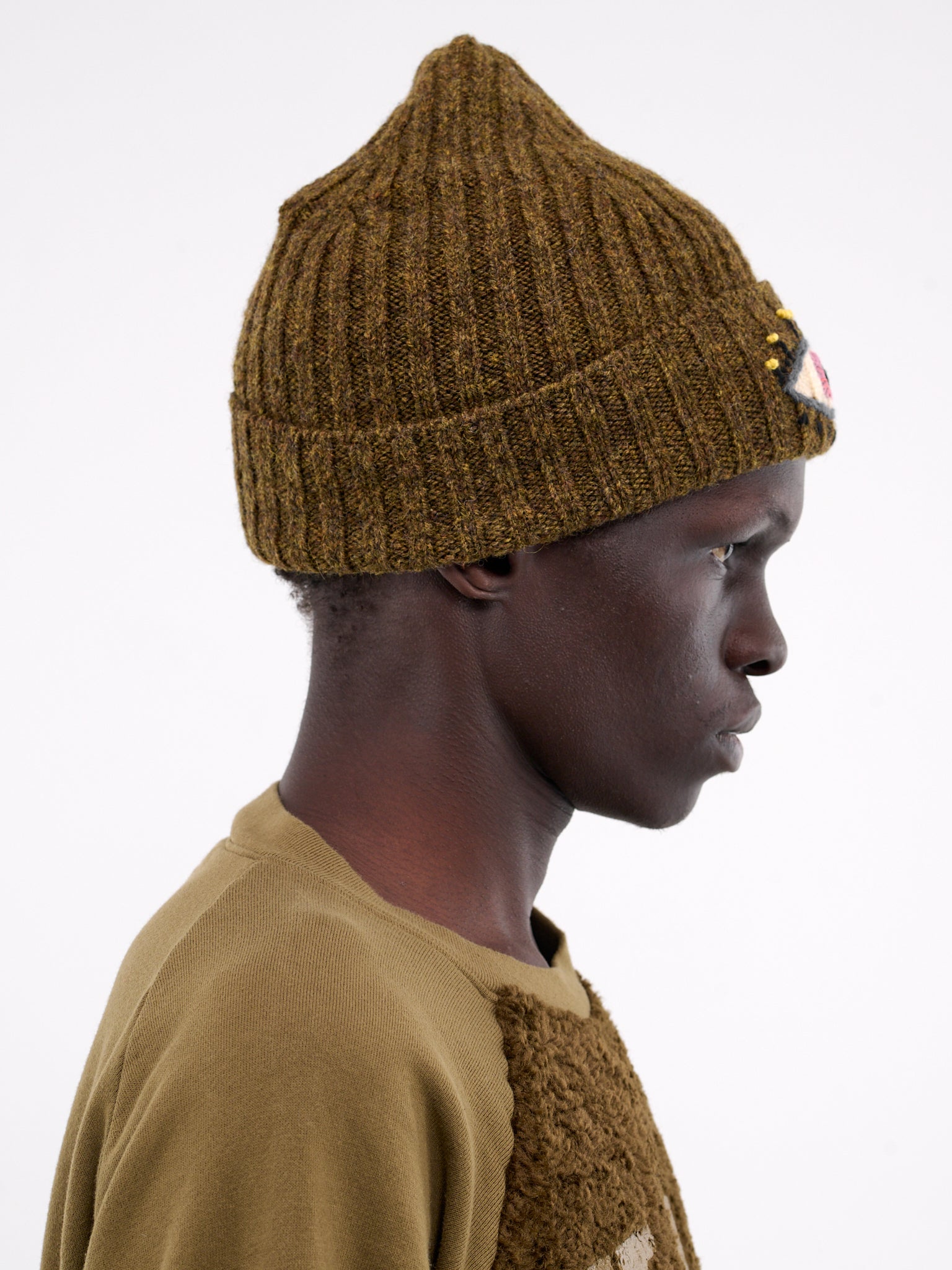 Speakeasy Wool Knit Beanie (K2411XH555-KHAKI)