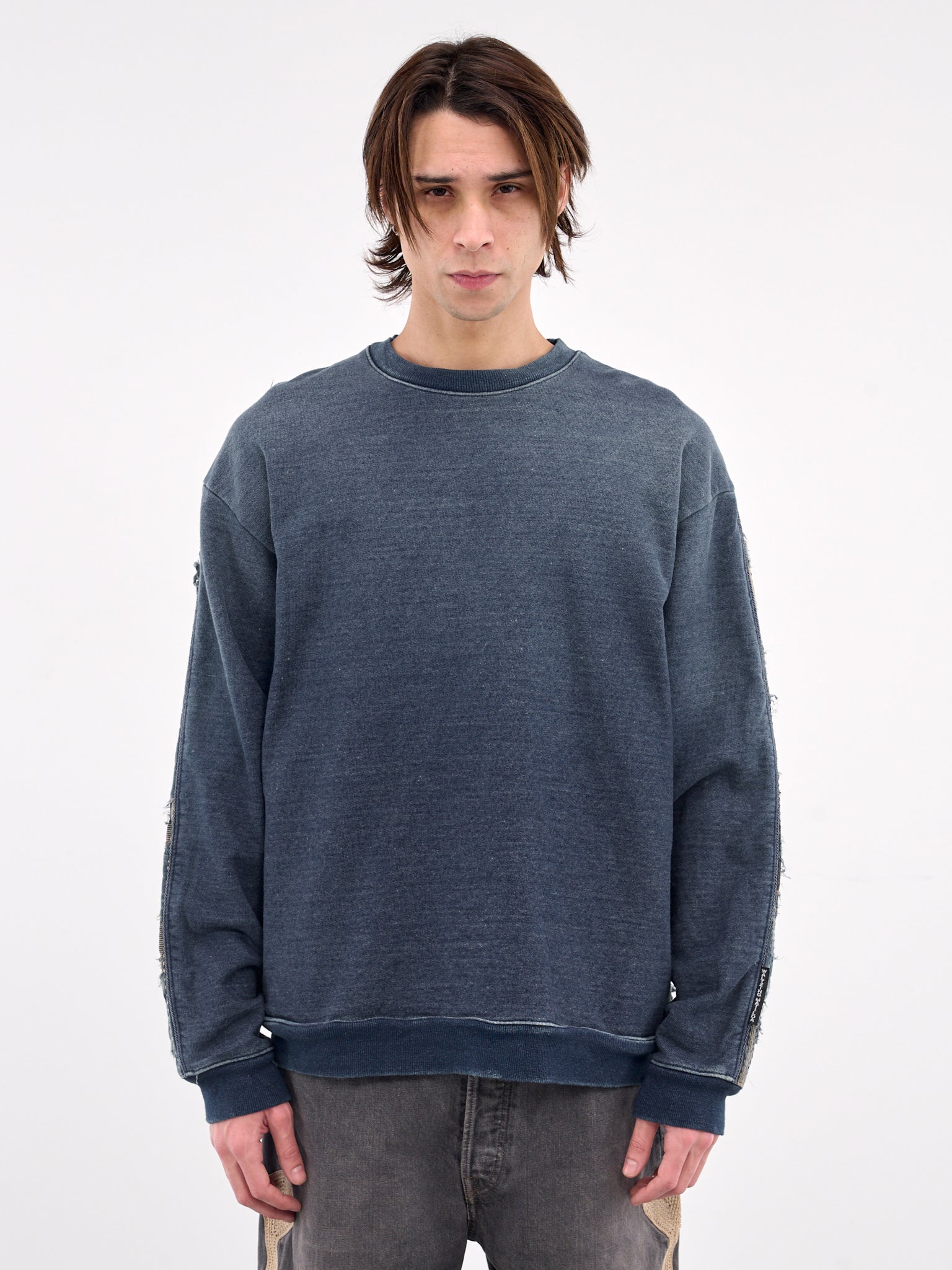 Boro 2Tone Crewneck Sweatshirt (K2412LC150-INDIGO)