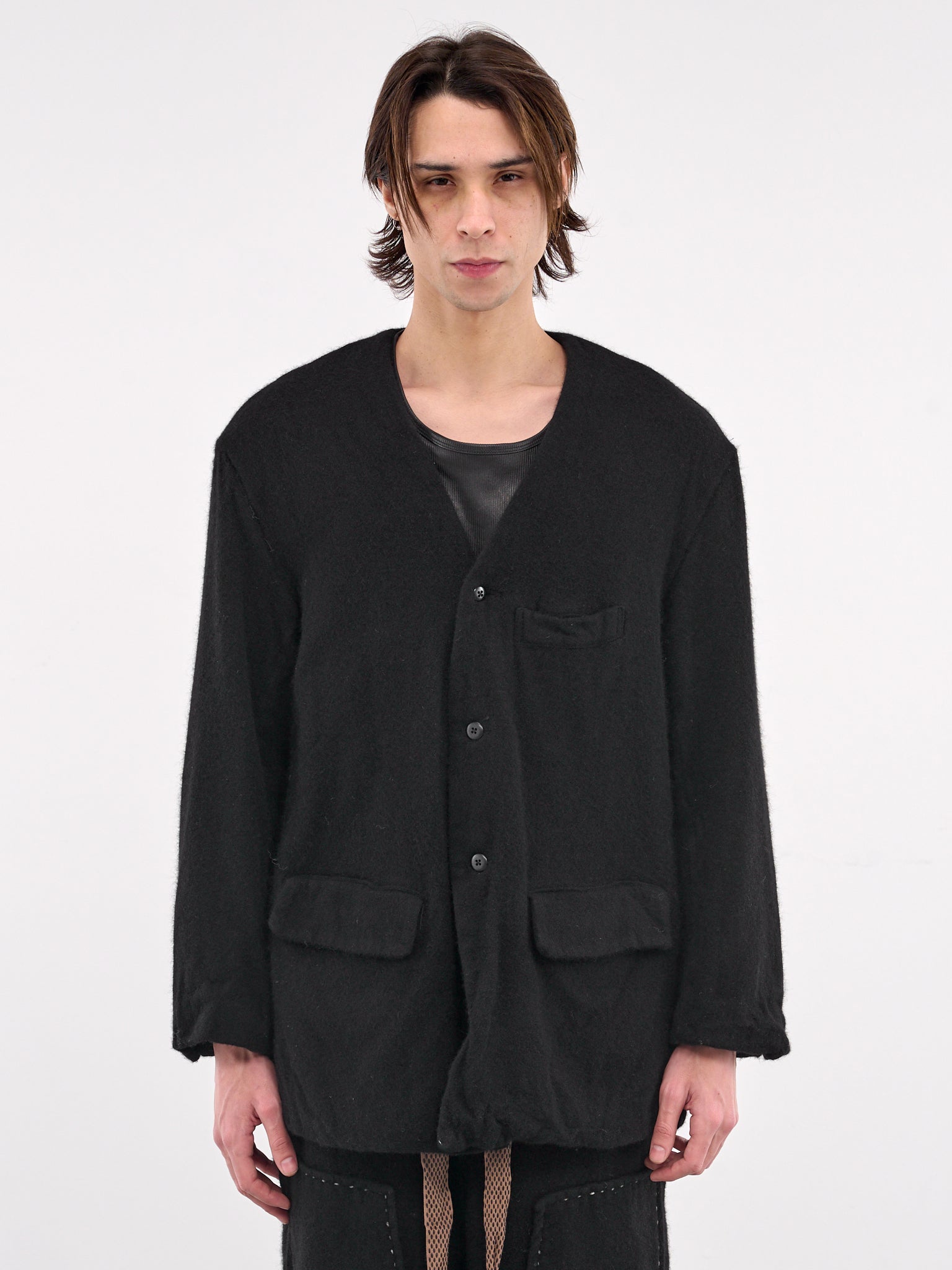 Casa Fulling Wool Jacket (K2412LJ142-BLACK)