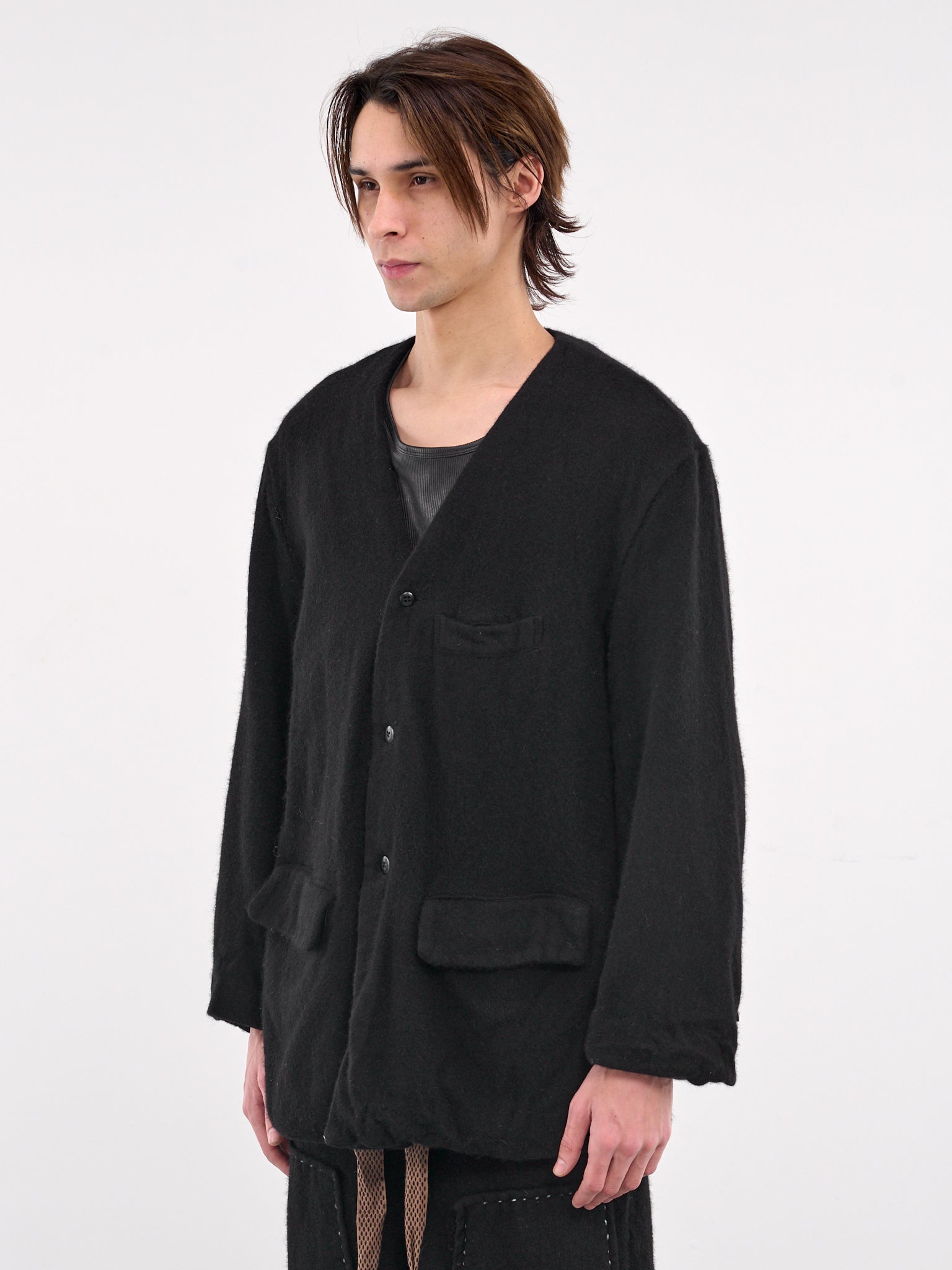 Casa Fulling Wool Jacket (K2412LJ142-BLACK)