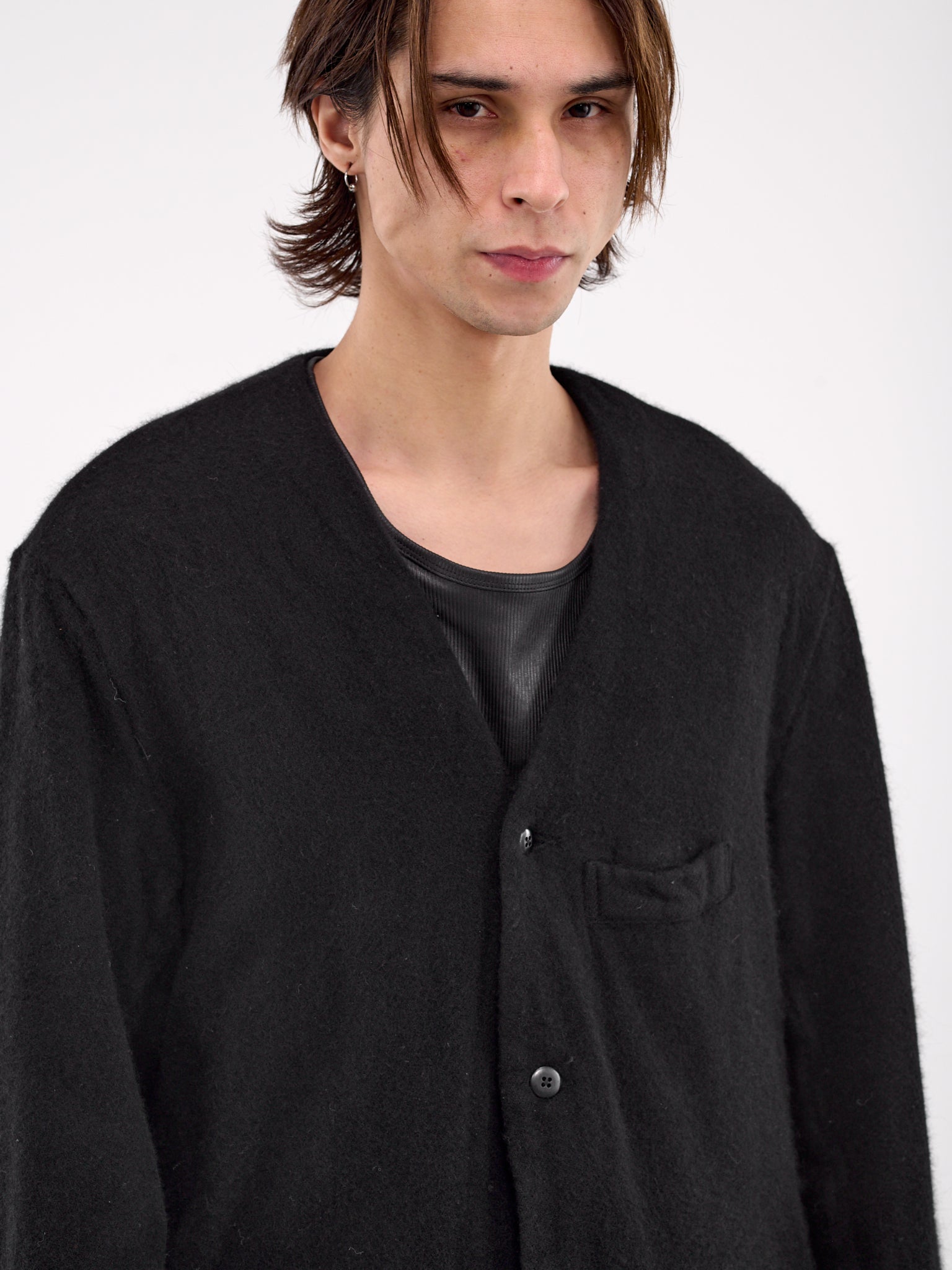 Casa Fulling Wool Jacket (K2412LJ142-BLACK)