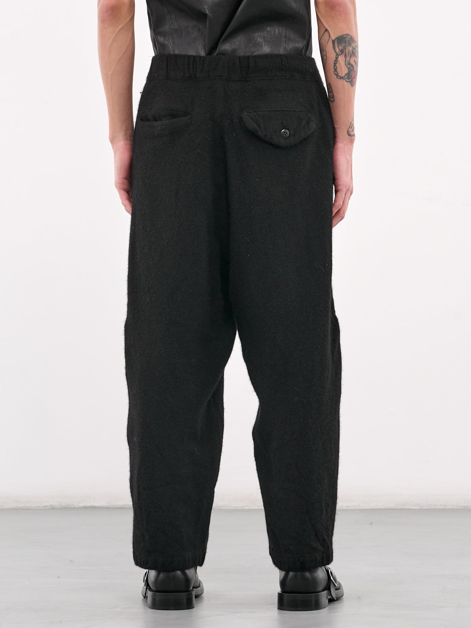 Casa Fulling Wool Pants (K2412LP143-BLACK)