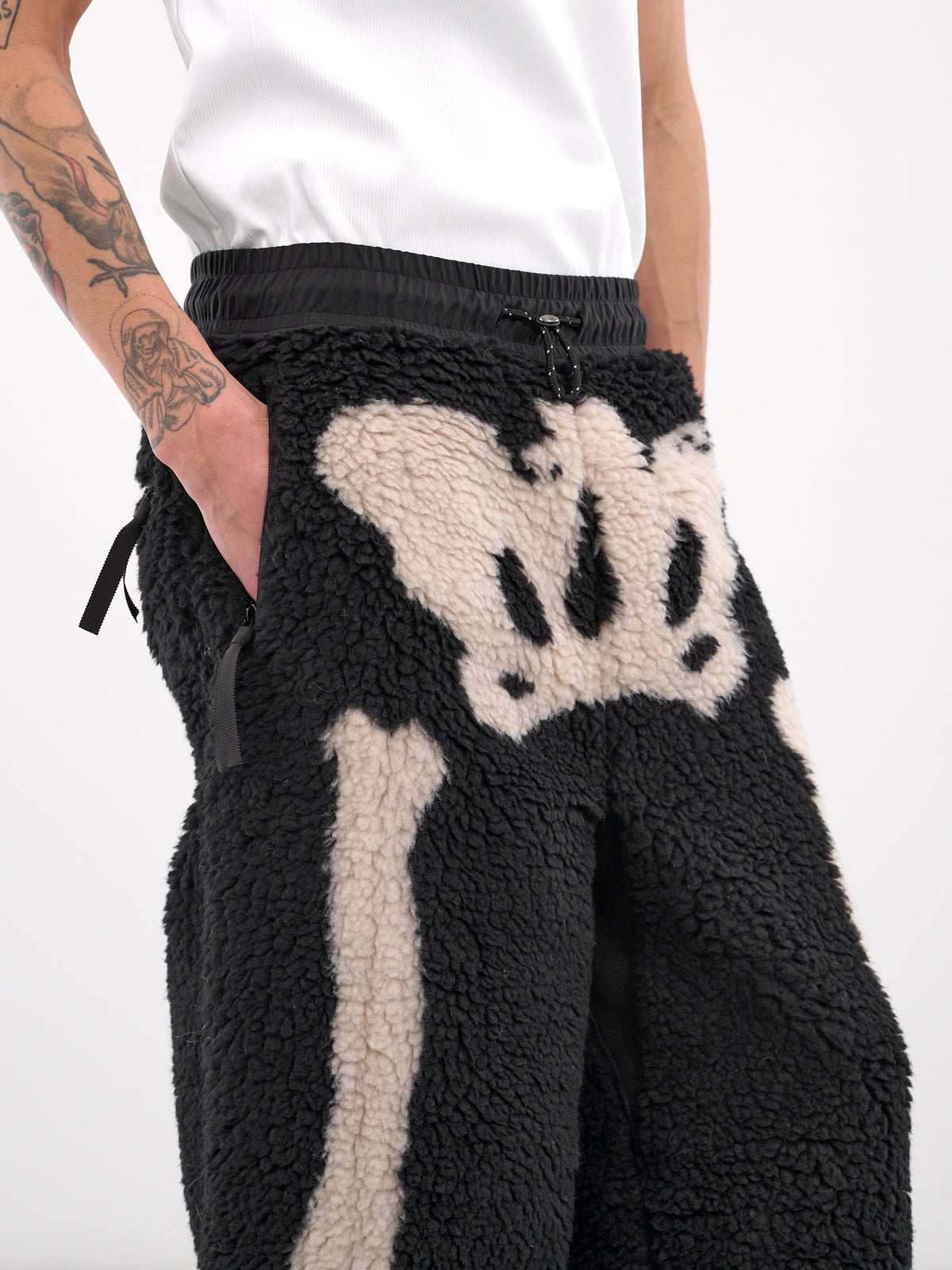 Bone Boa Fleece Easy Pants (K2412LP147-BLACK)