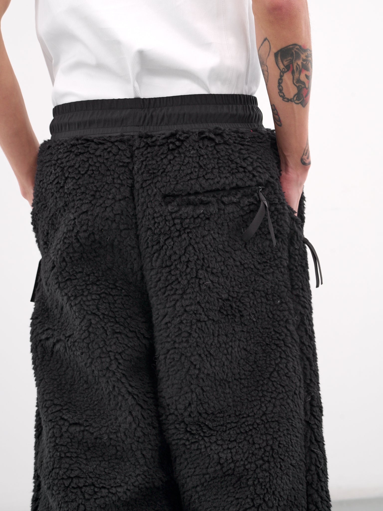 Bone Boa Fleece Easy Pants (K2412LP147-BLACK)