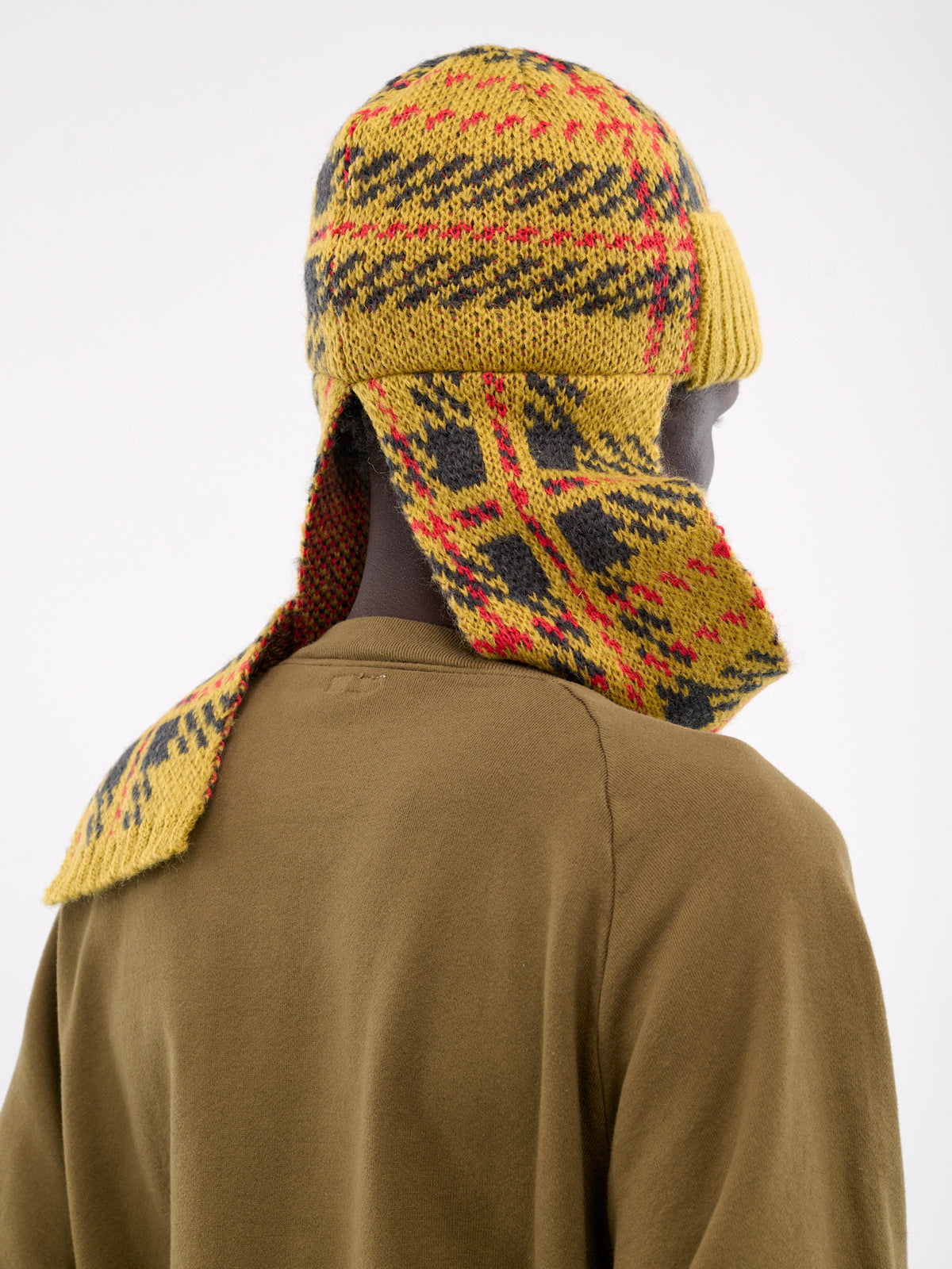 Tartan Check Gale Cap (K2410XH544-YELLOW)