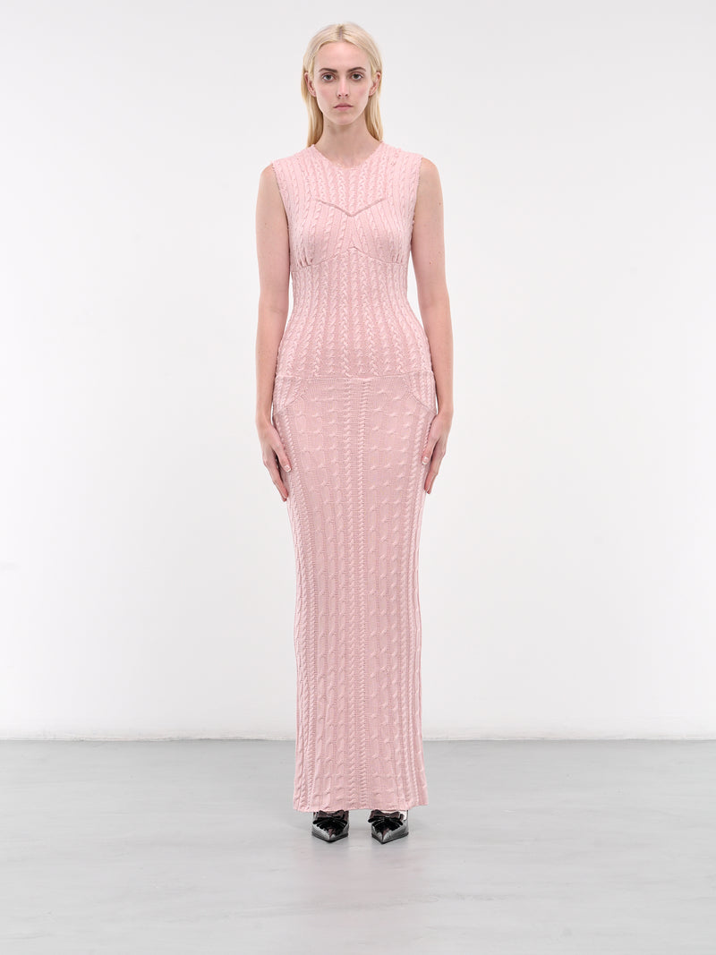 Kenny Knit Maxi Dress (KENNY-PALE-PINK)