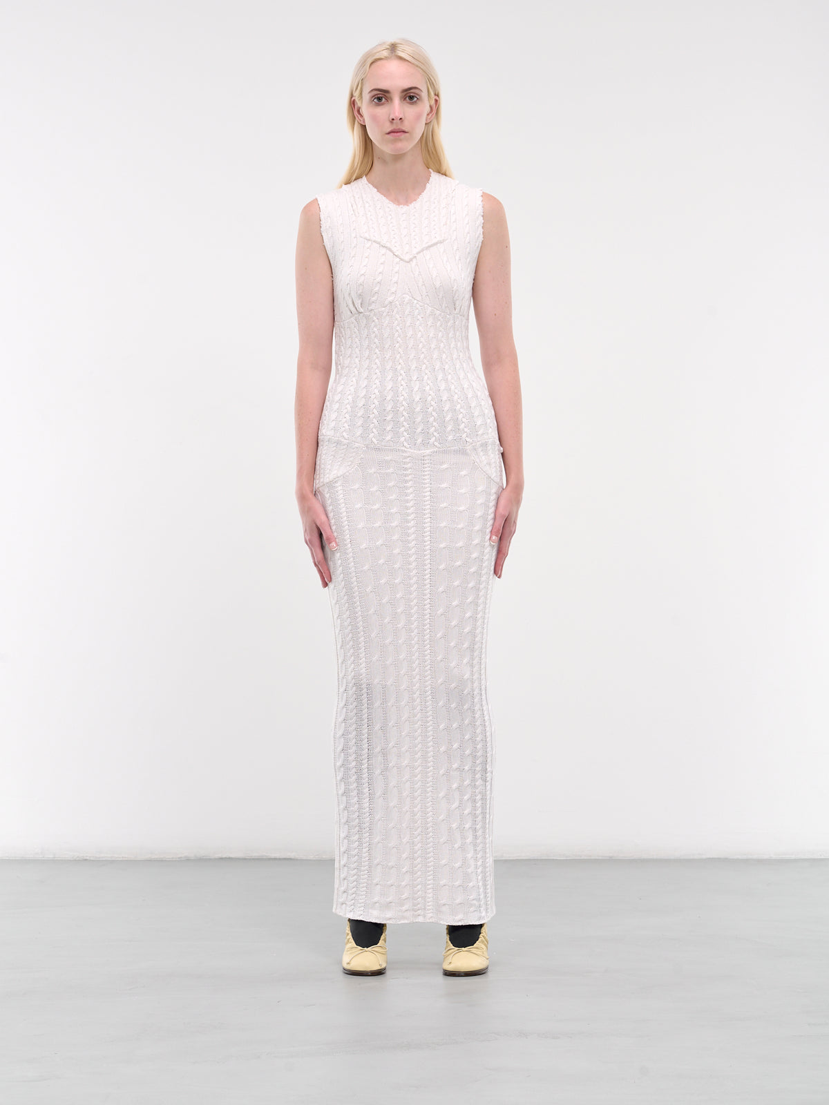 Kenny Knit Maxi Dress (KENNY-WHITE)