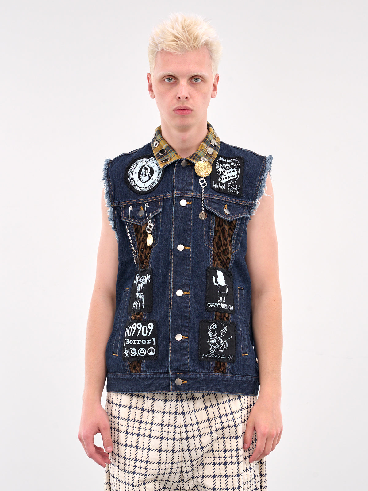 Punk Denim Vest (KL922-INDIGO)