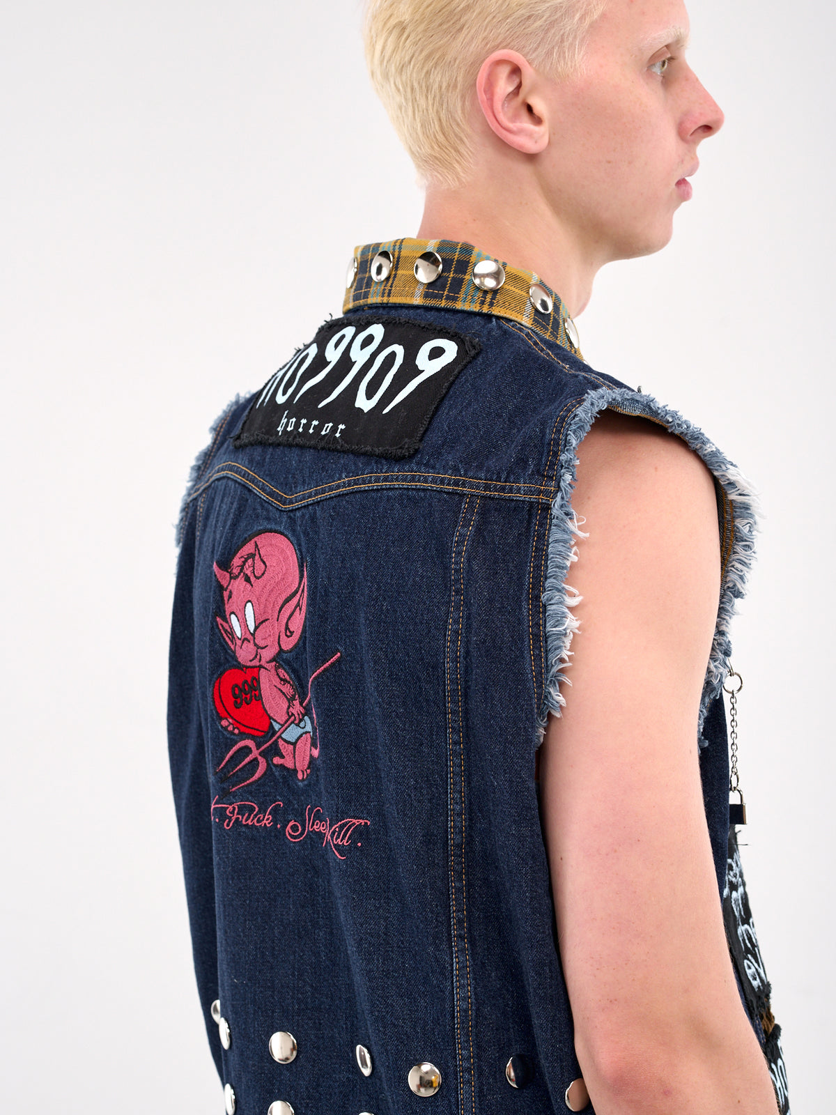 Punk Denim Vest (KL922-INDIGO)