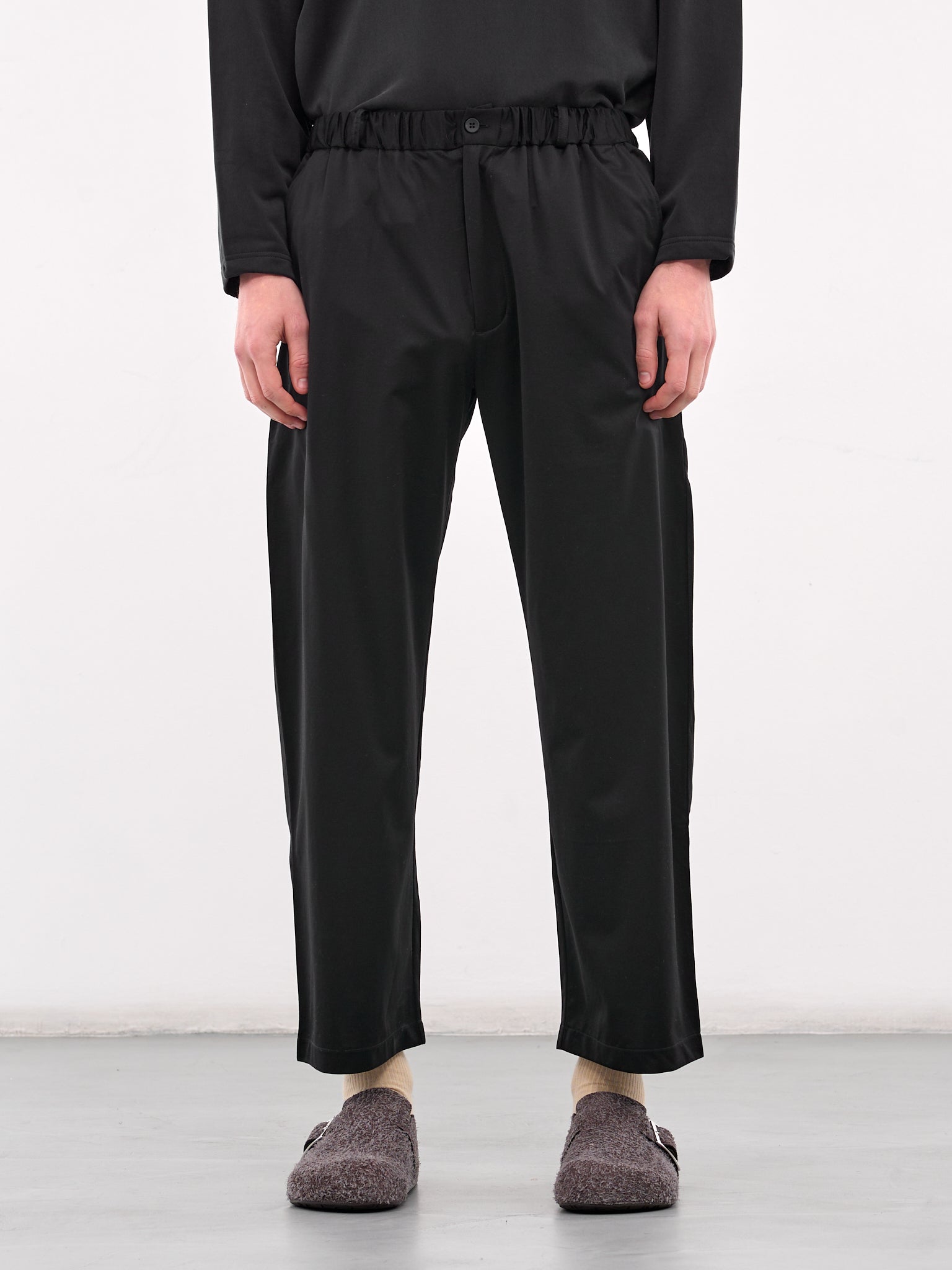 Elasticated Trousers (KM25S-021-BLACK)