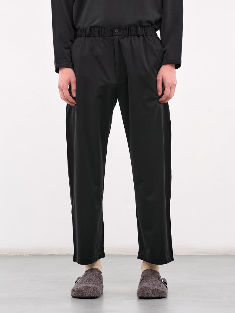 Elasticated Trousers (KM25S-021-BLACK)