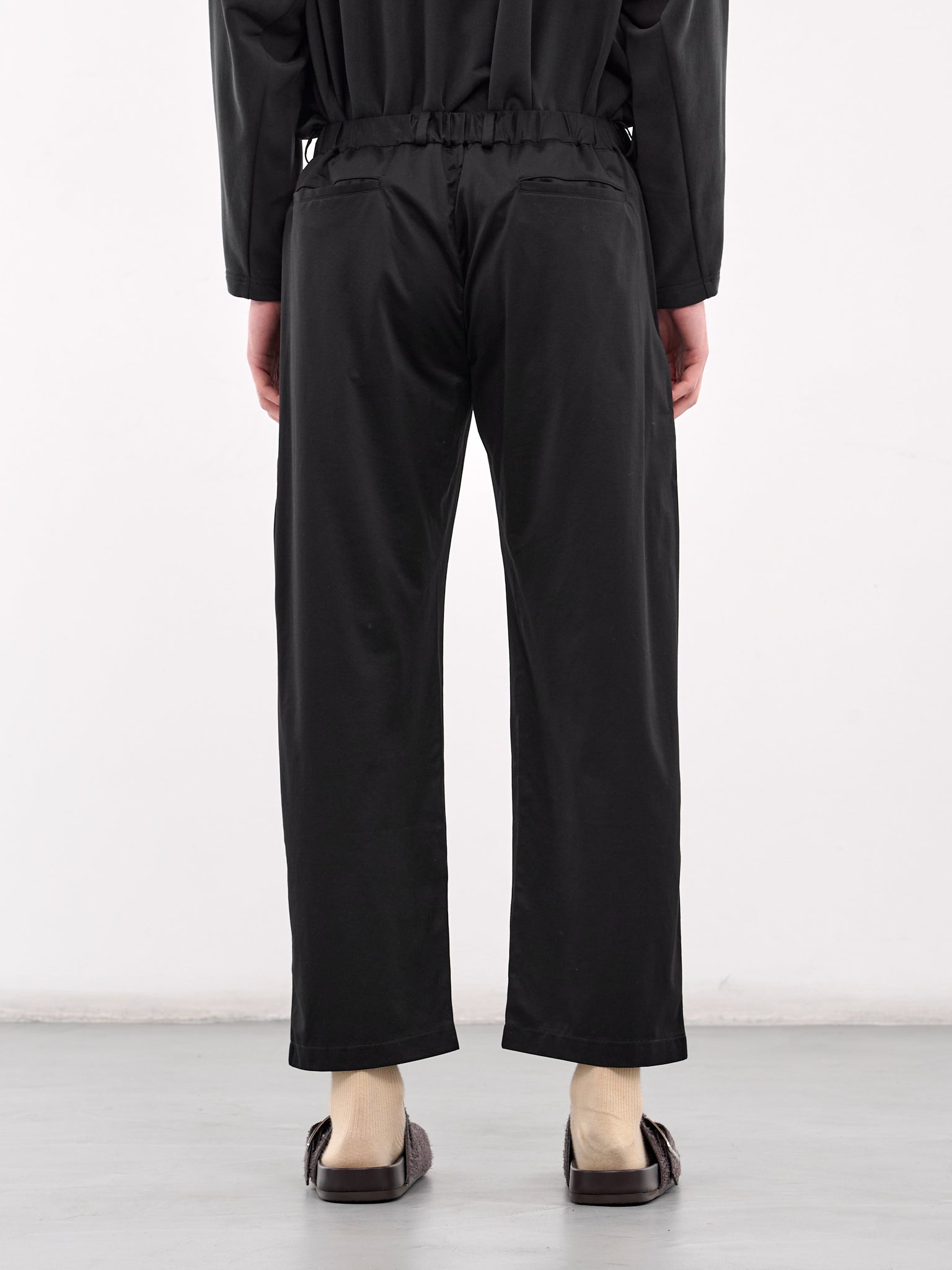 Elasticated Trousers (KM25S-021-BLACK)