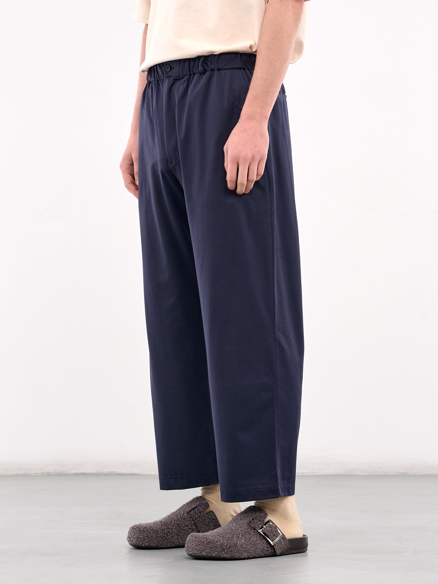 Elasticated Trousers (KM25S-021-NAVY)