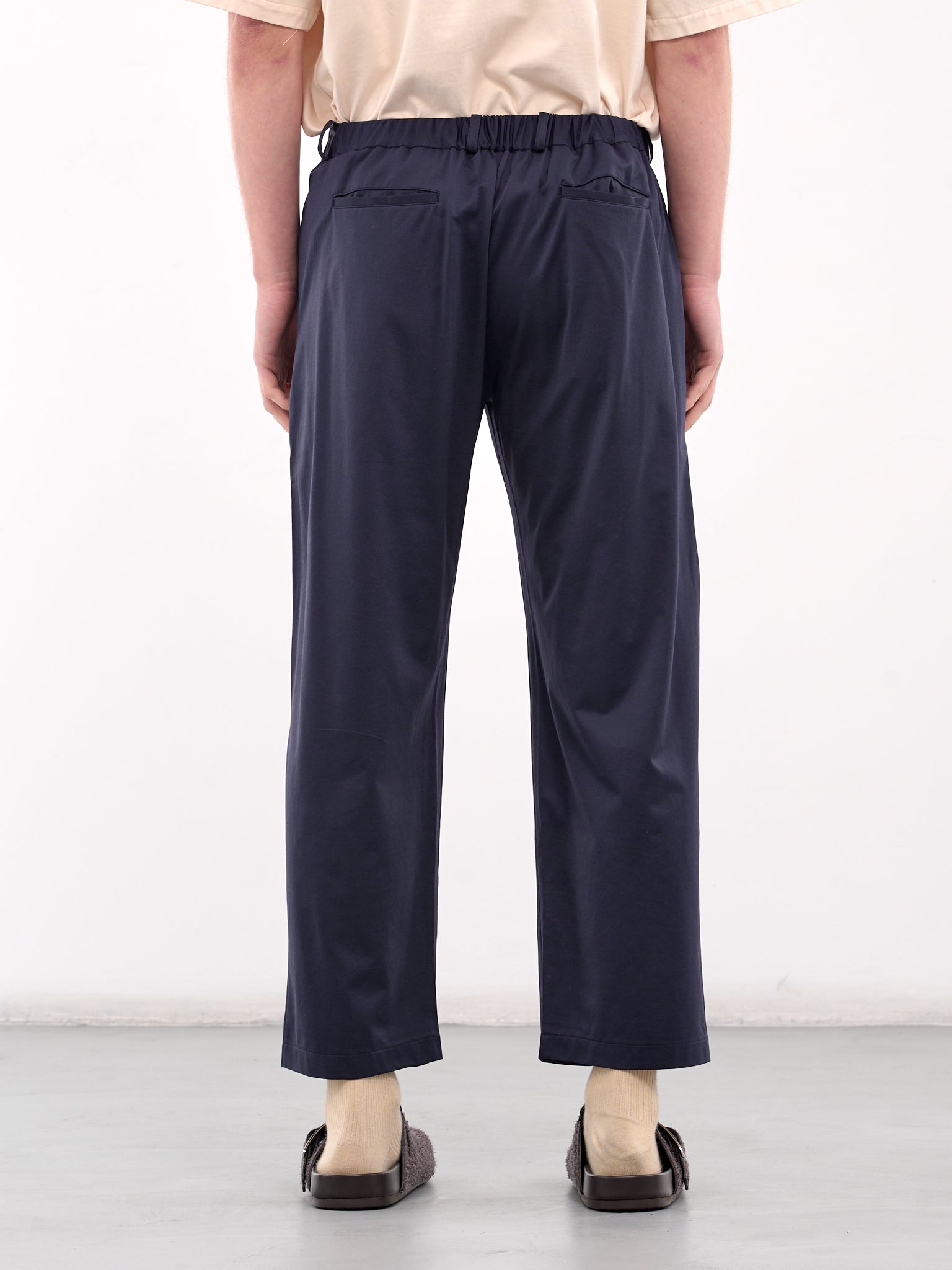 Elasticated Trousers (KM25S-021-NAVY)