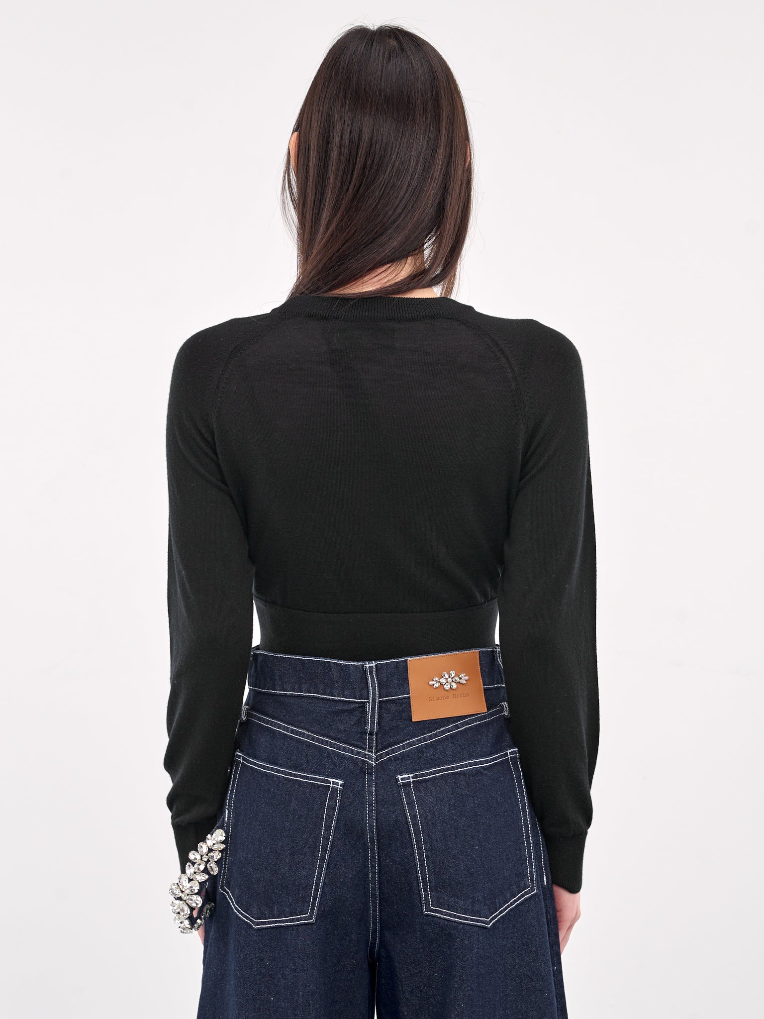 Cut-Out Window Sweater (KMK20-0647-BLACK)