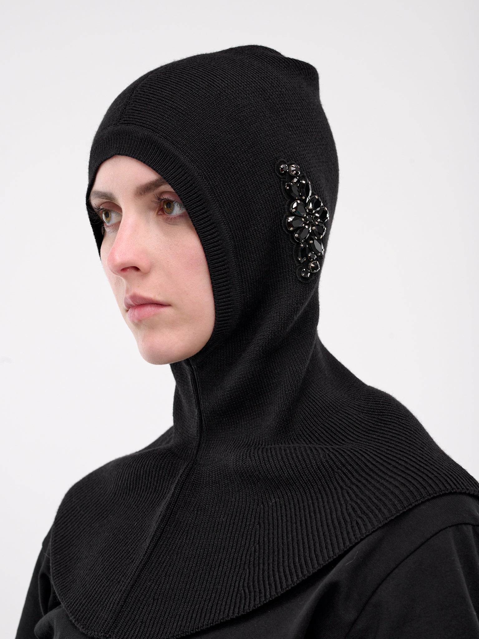 Merino-Silk Balaclava (KMK5MBIP-0647-BLACK-PEARL-CLEA)