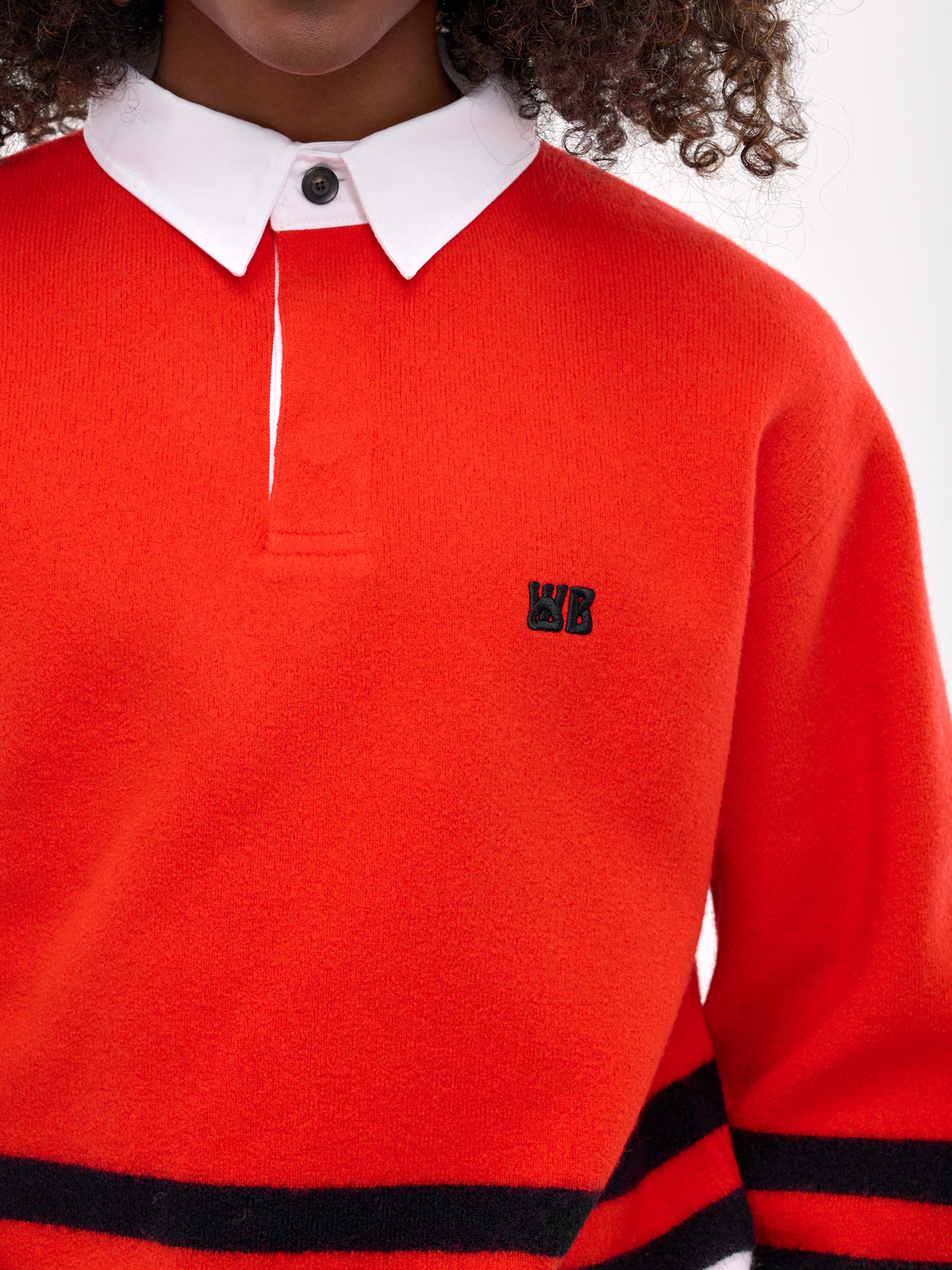 Cypher Polo Sweater (KN13-WO07-349-RED-MULTI)