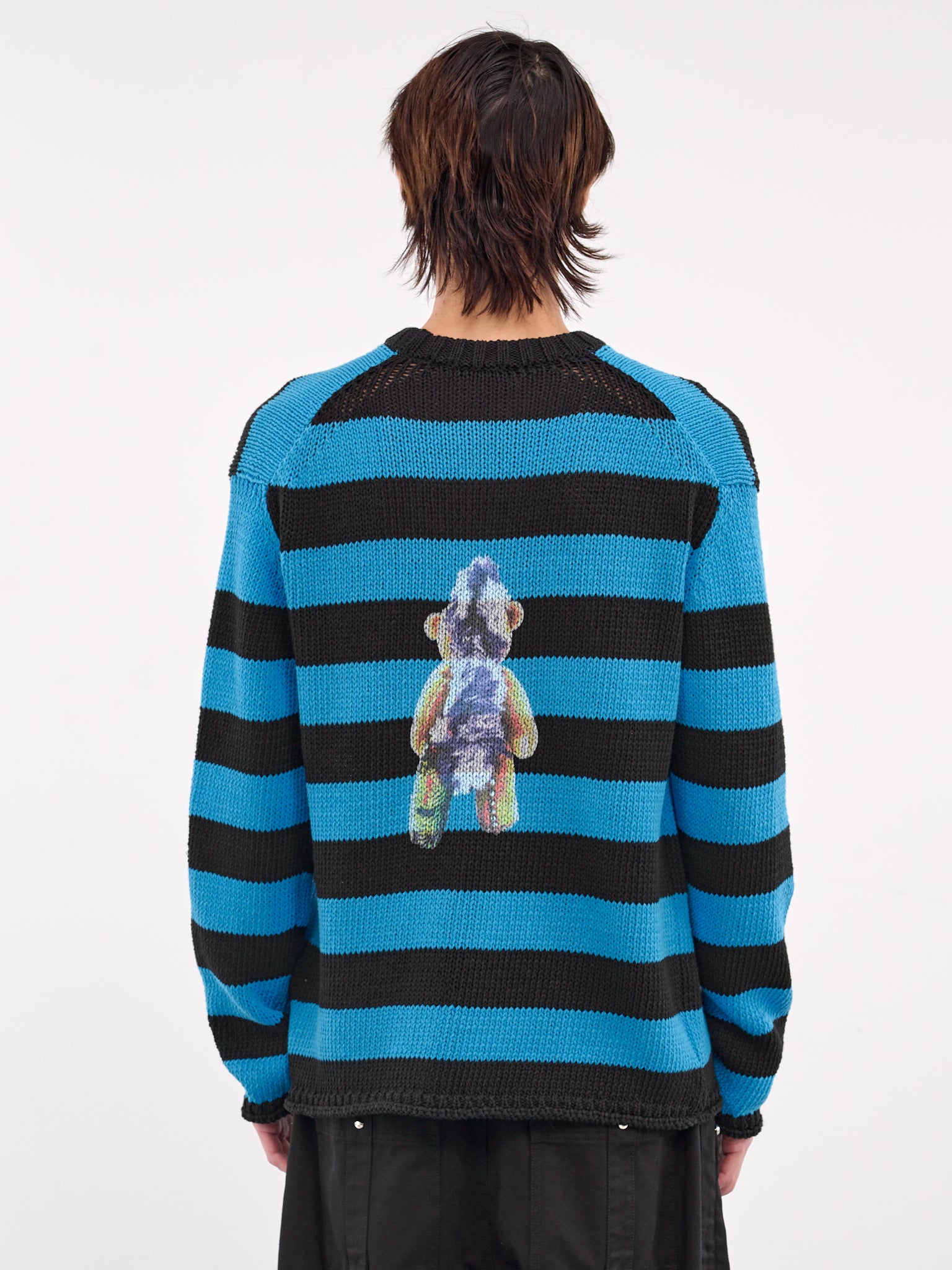 Striped Knit Sweater (KT0-25-655-BLUE)