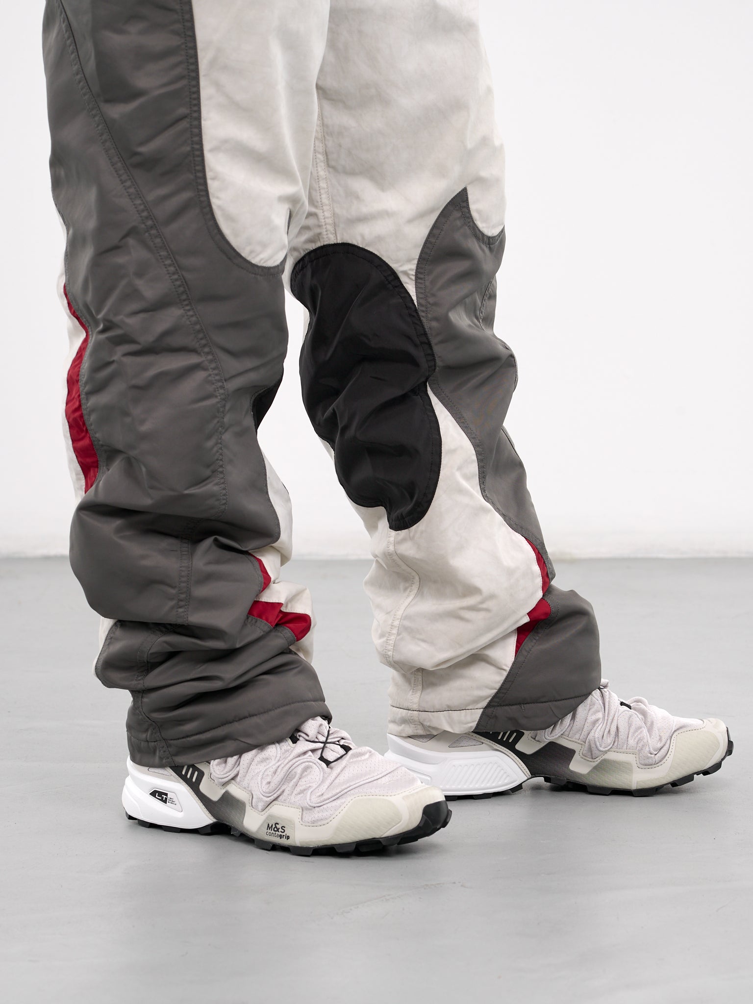 Rider Pants (KUF4MT10AP-T1374-WHITE-GREY)