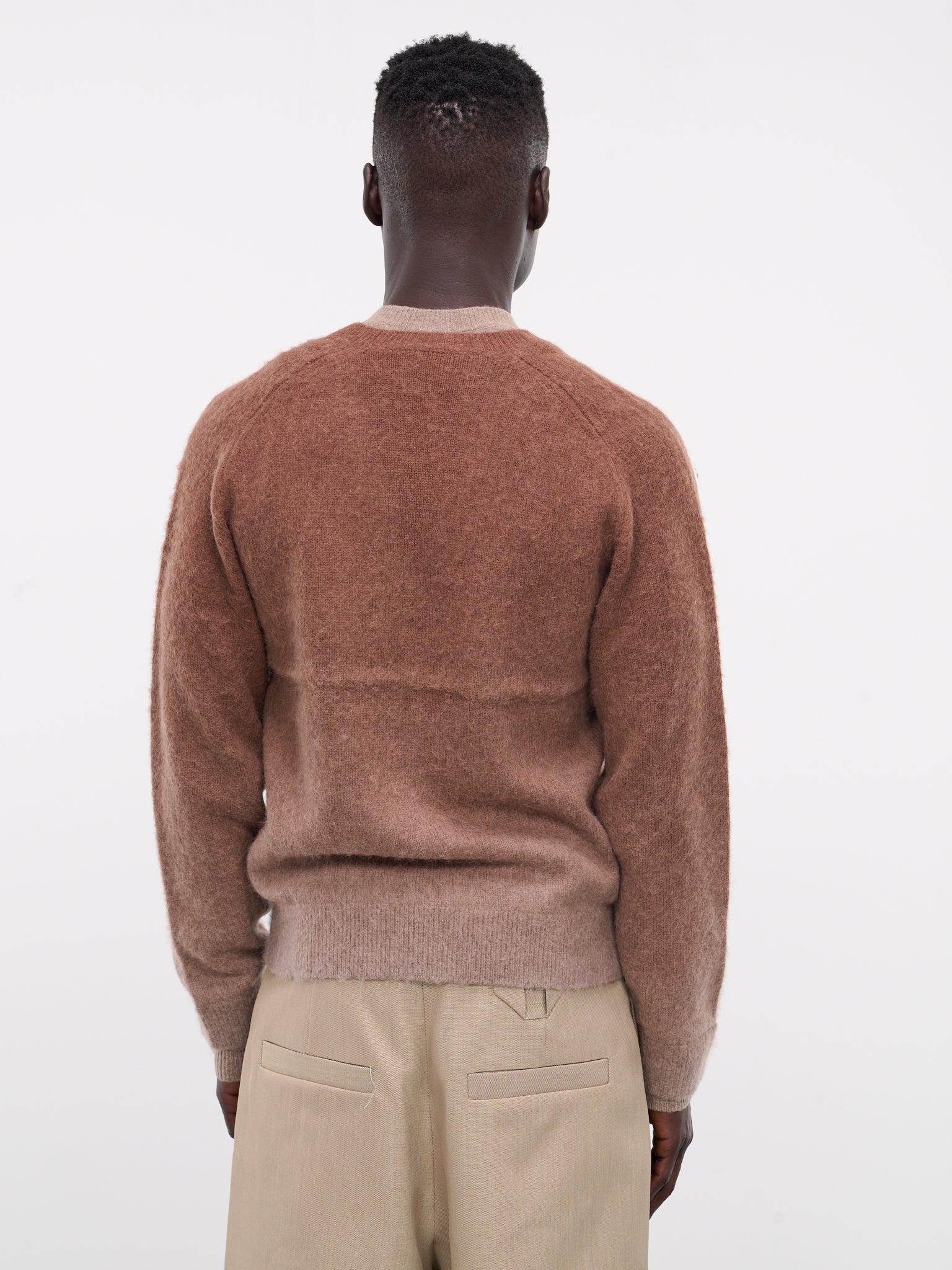 JW ANDERSON Gradient V-Neck Jumper | H.Lorenzo - back