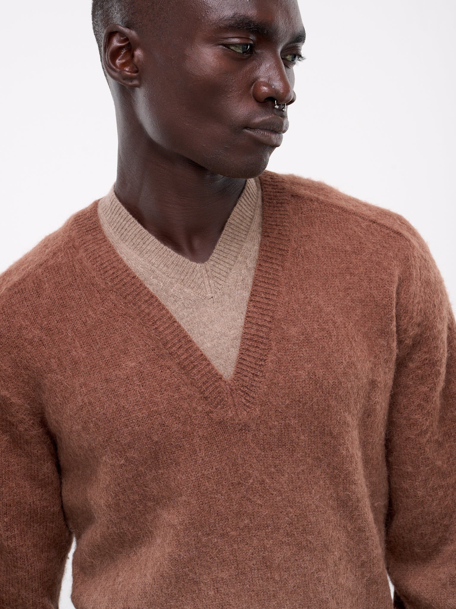 JW ANDERSON Gradient V-Neck Jumper | H.Lorenzo - detail 2