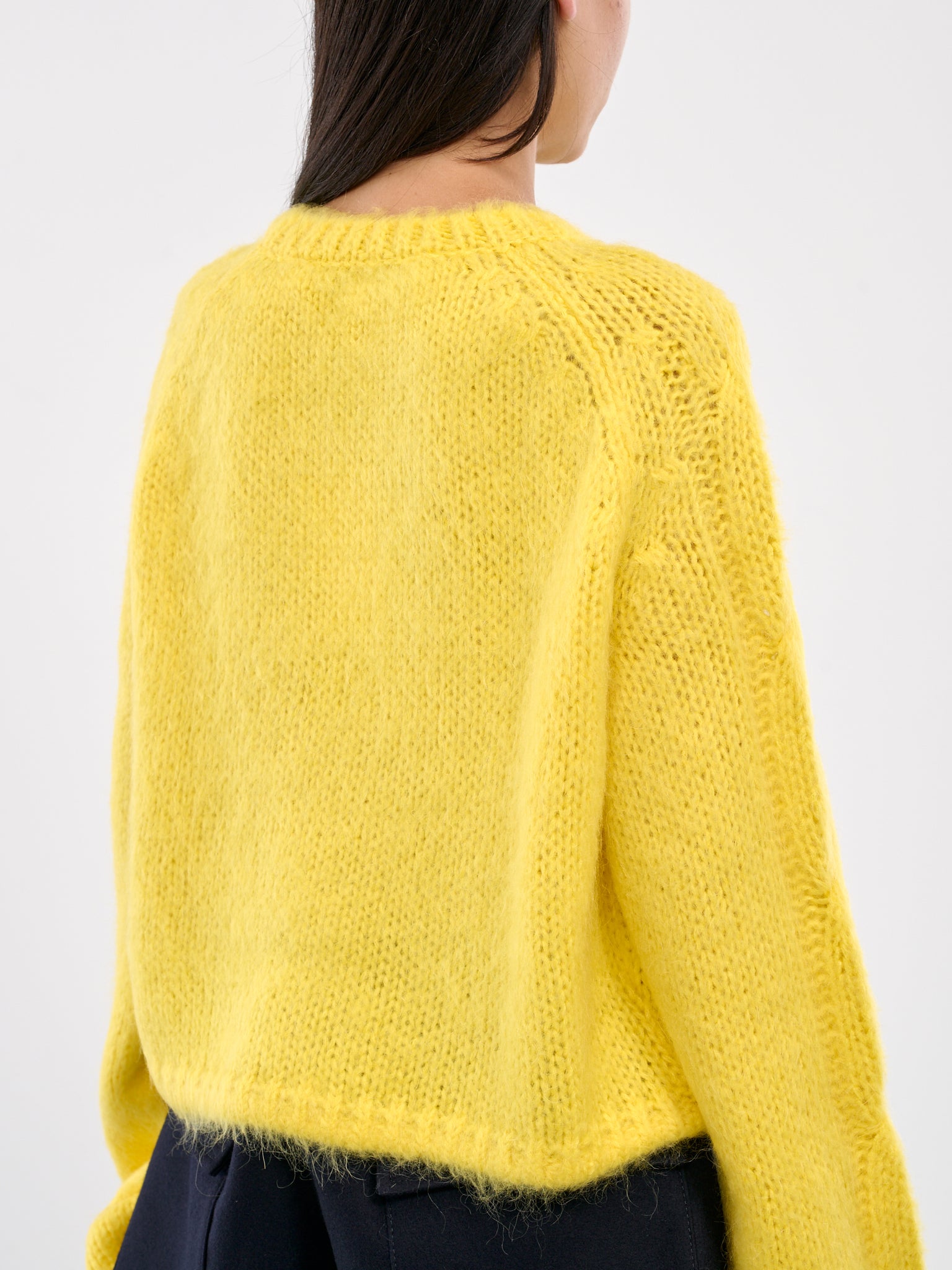 Cable Knit Sweater (KW1230-YN0314-BRIGHT-YELLOW)