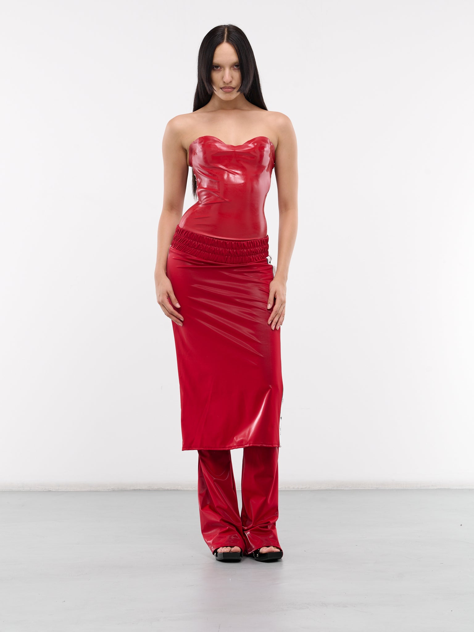 Latex Tart Top (LAXTP021-TART-RED-CARD)