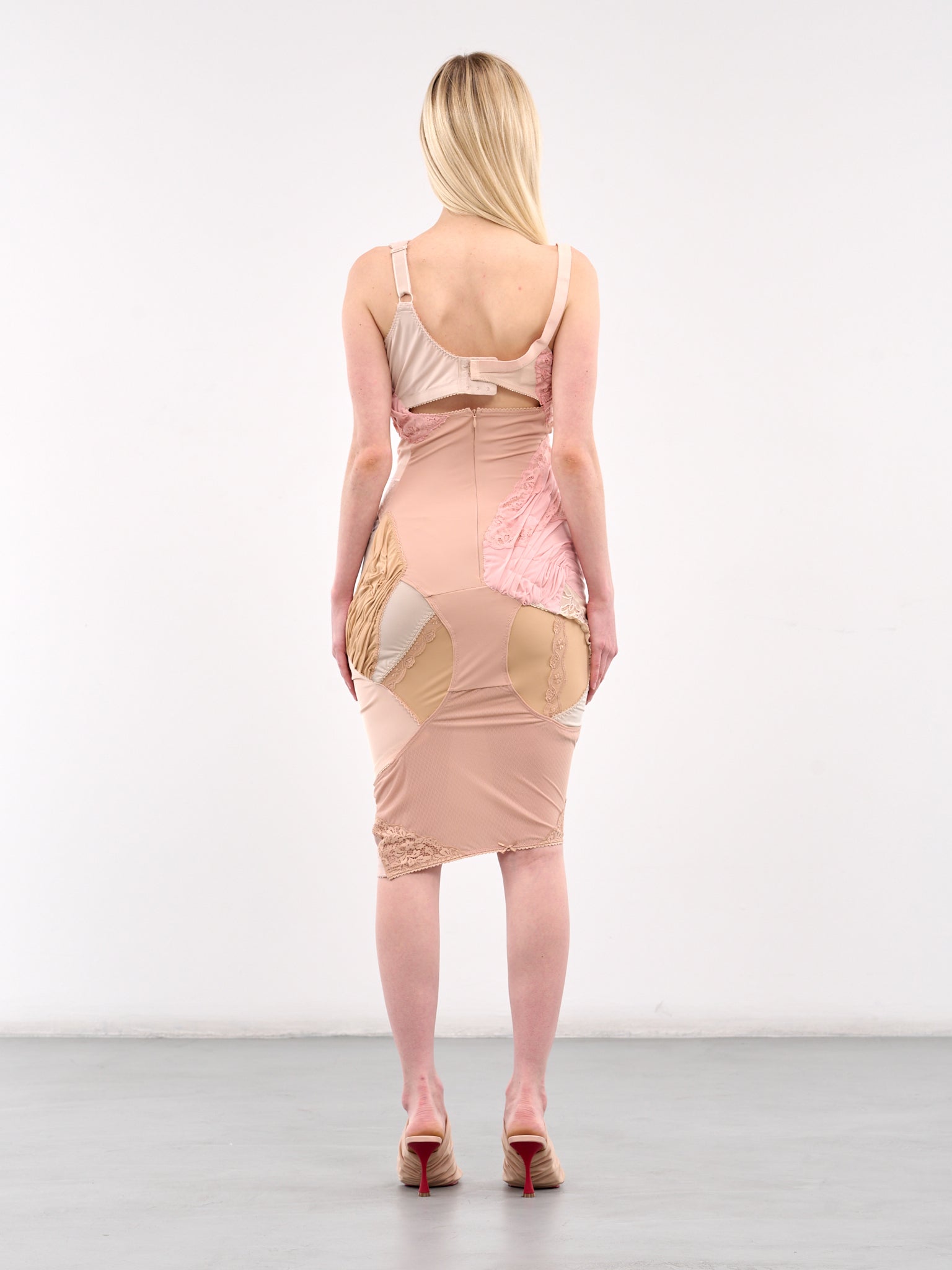 Lingerie Draped Dress (LDBD1-PINK)