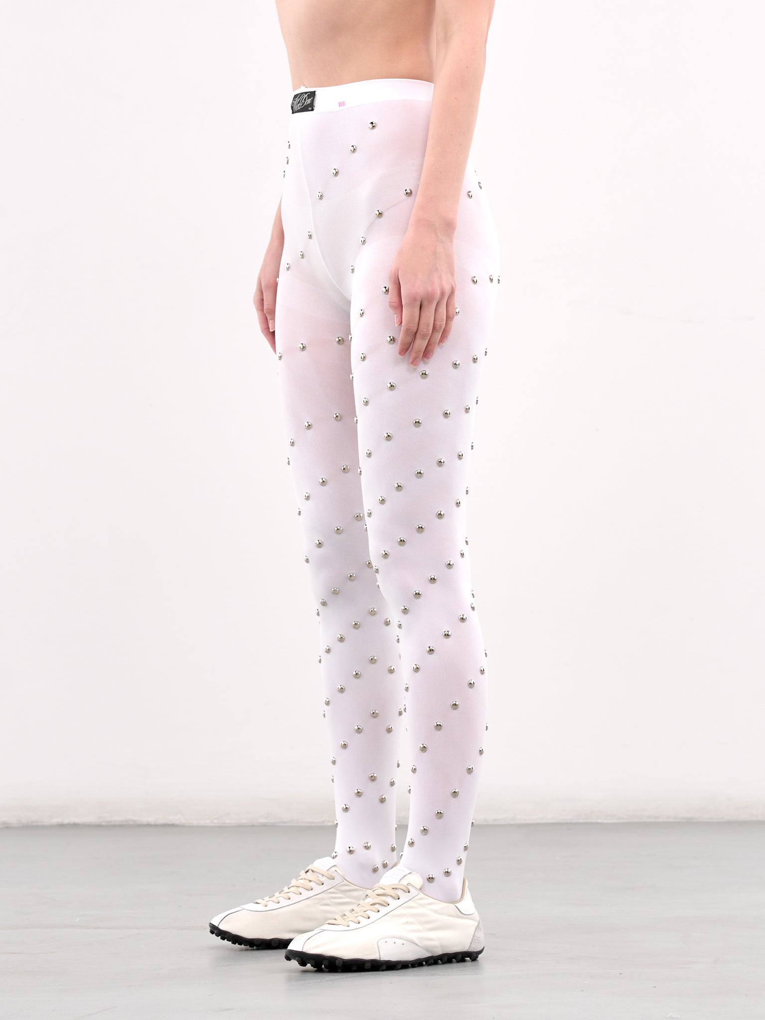 Studded Leggings (LE0-25-283-W-WHITE)