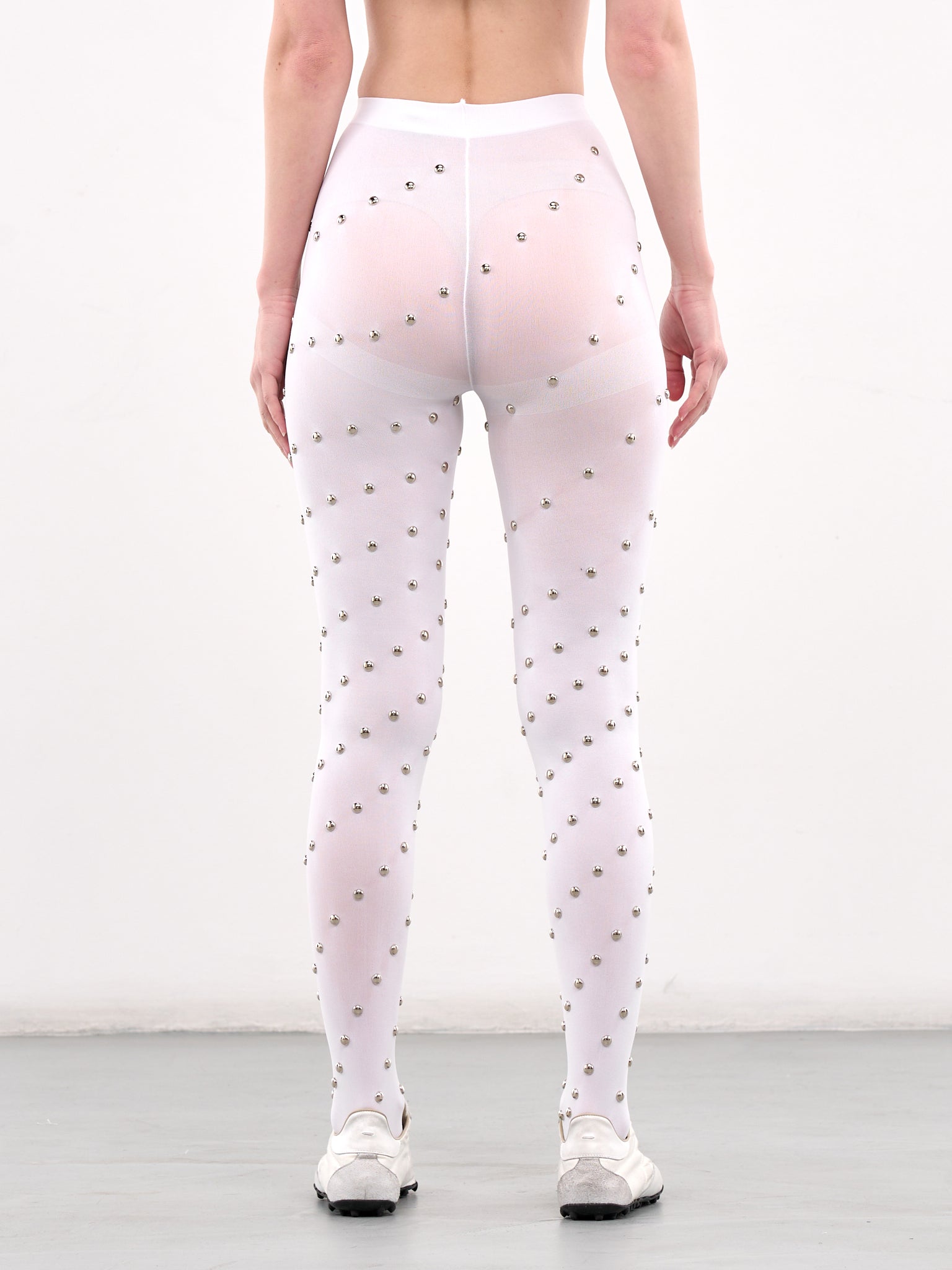 Studded Leggings (LE0-25-283-W-WHITE)