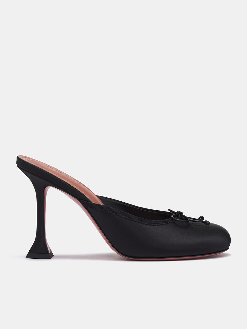 Lila Slipper (LILA-SLIPPER-95-SATIN-BLACK)