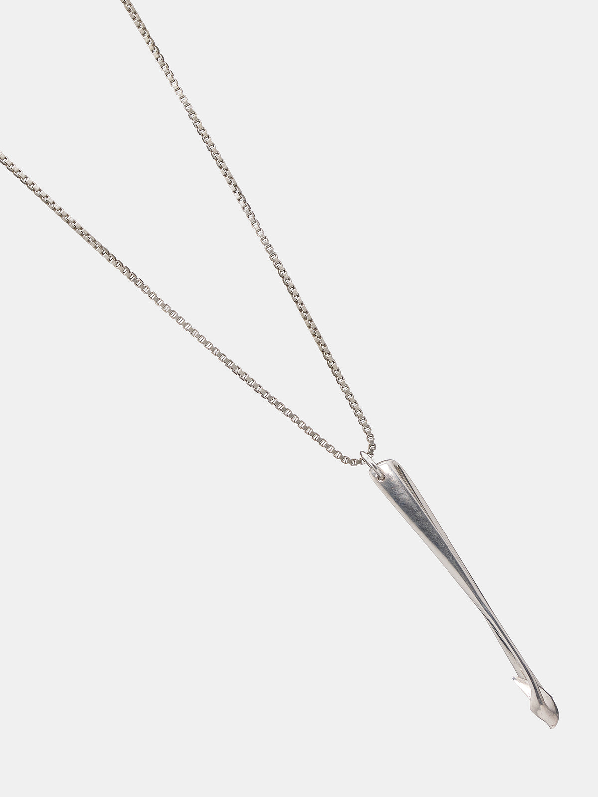 Liquid Spoon Necklace (LIQUID-SPOON-POLISHED-SILVER)