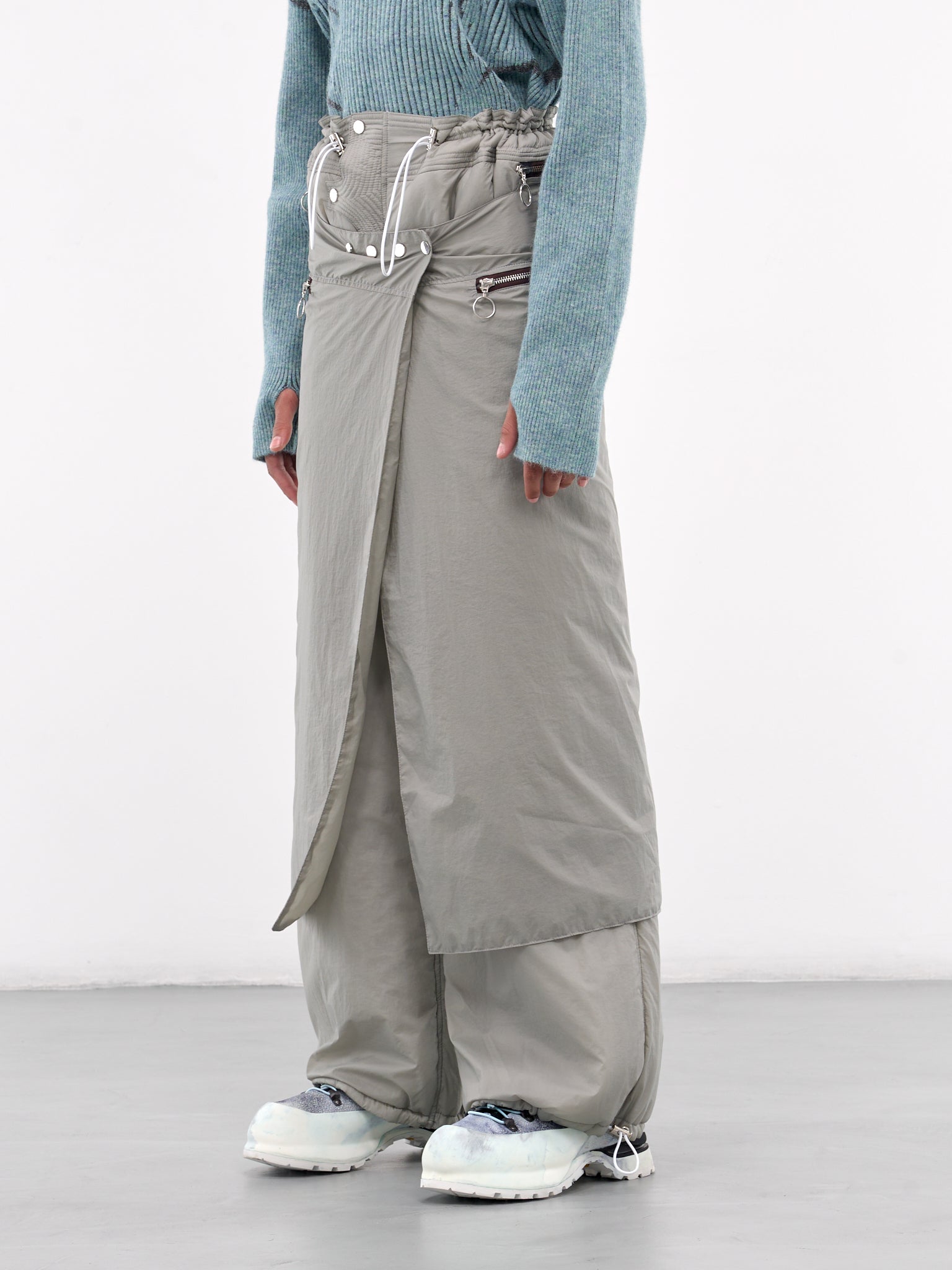 Detachable Wrap Padded Trousers (LNGWRAP-DARK-GREY)