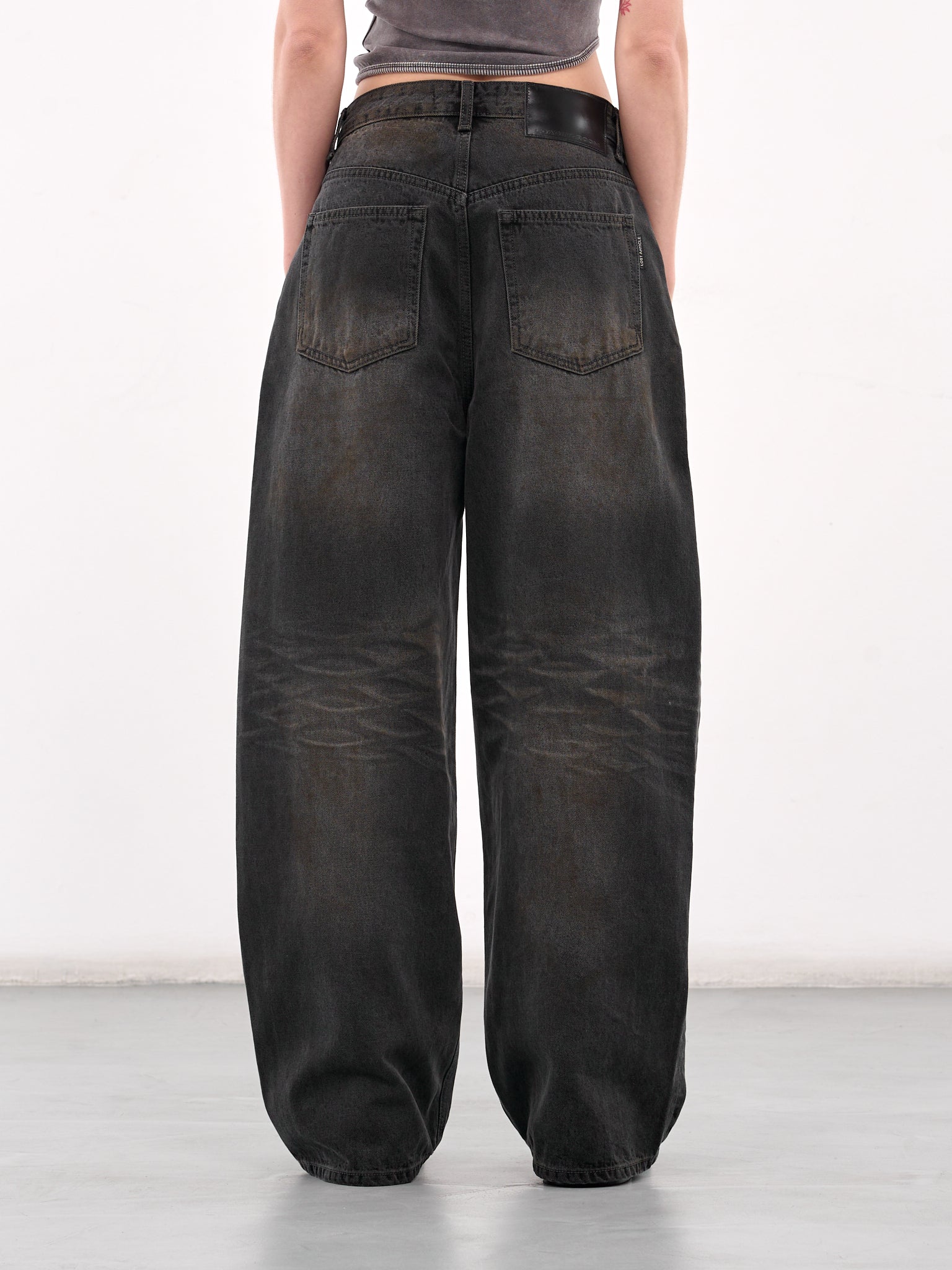 Dirty Baggy Jeans (LR251DPA5P03-BLACK)