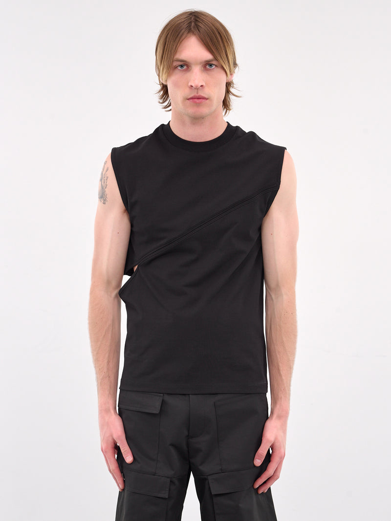 Bias Slit Tank (M-09-136-BLACK)