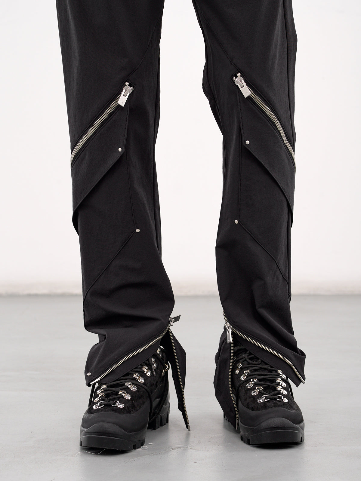 Spiral Zip Trousers (M-10-091-BLACK)