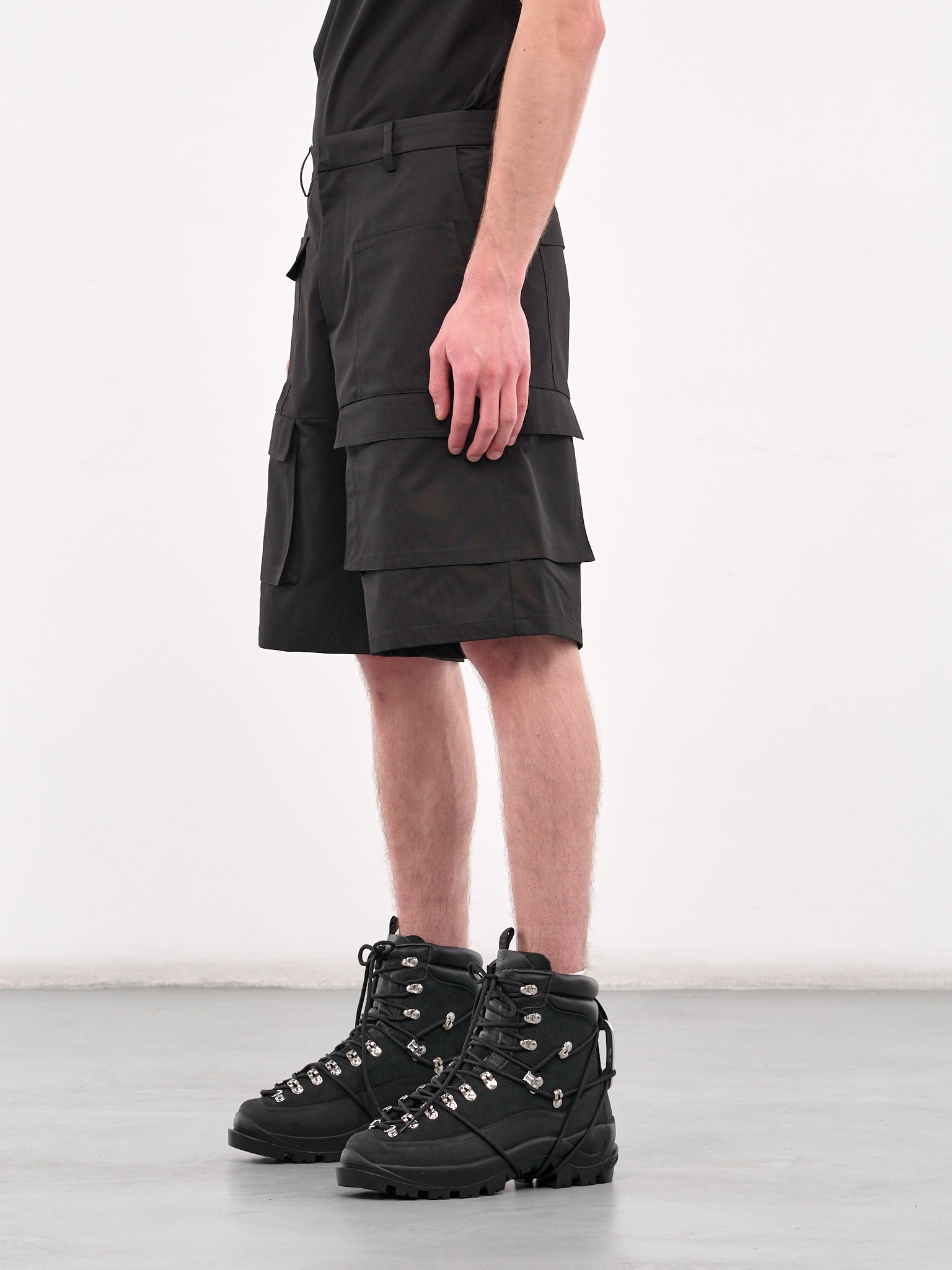 Cargo Shorts (M-10-163-BLACK)