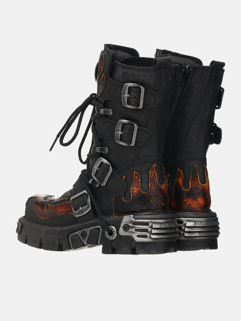 New rock flame outlet boots